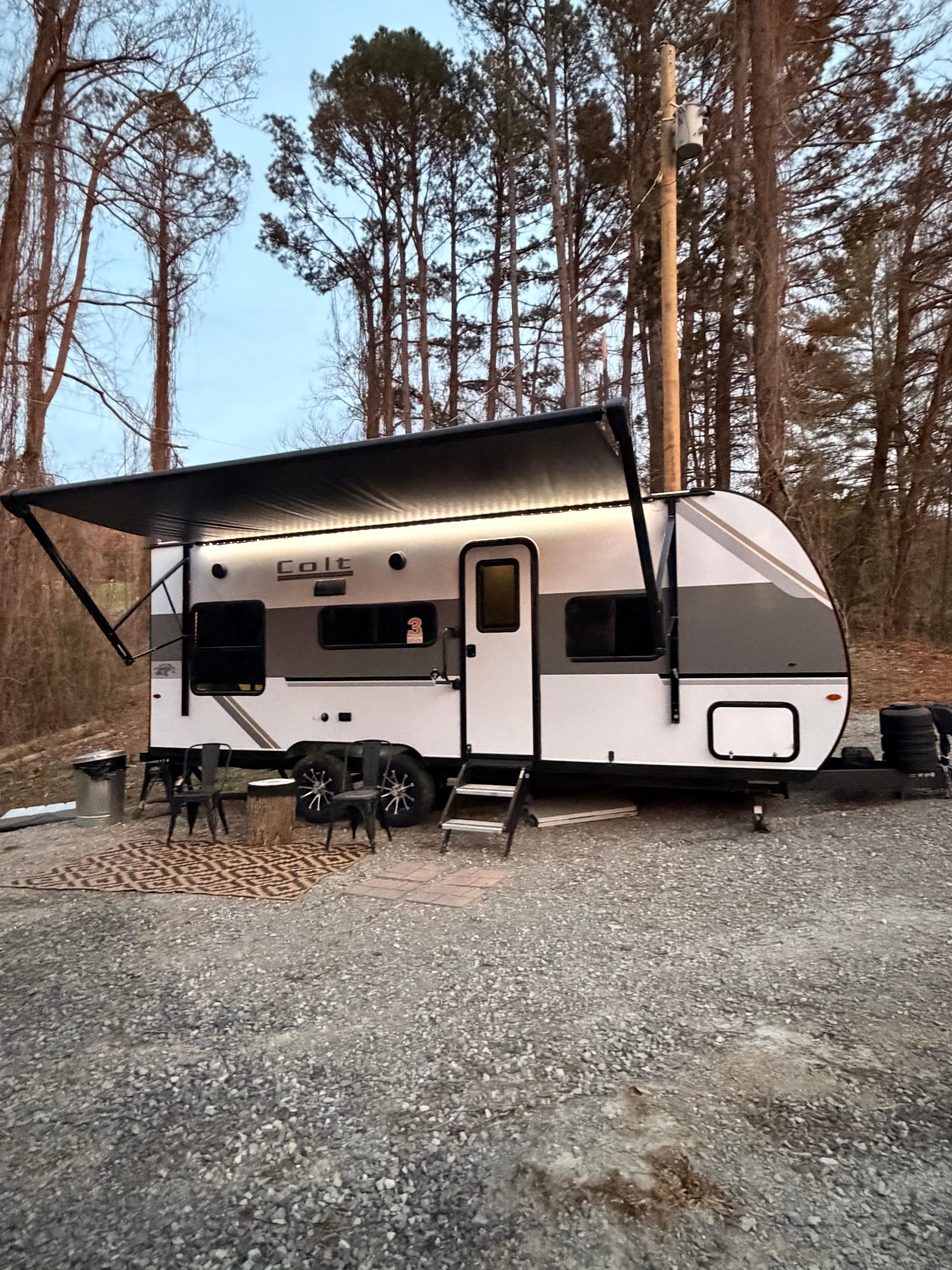 RV / Camper River + Fire Pit