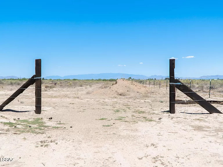 Mountain view desert camp