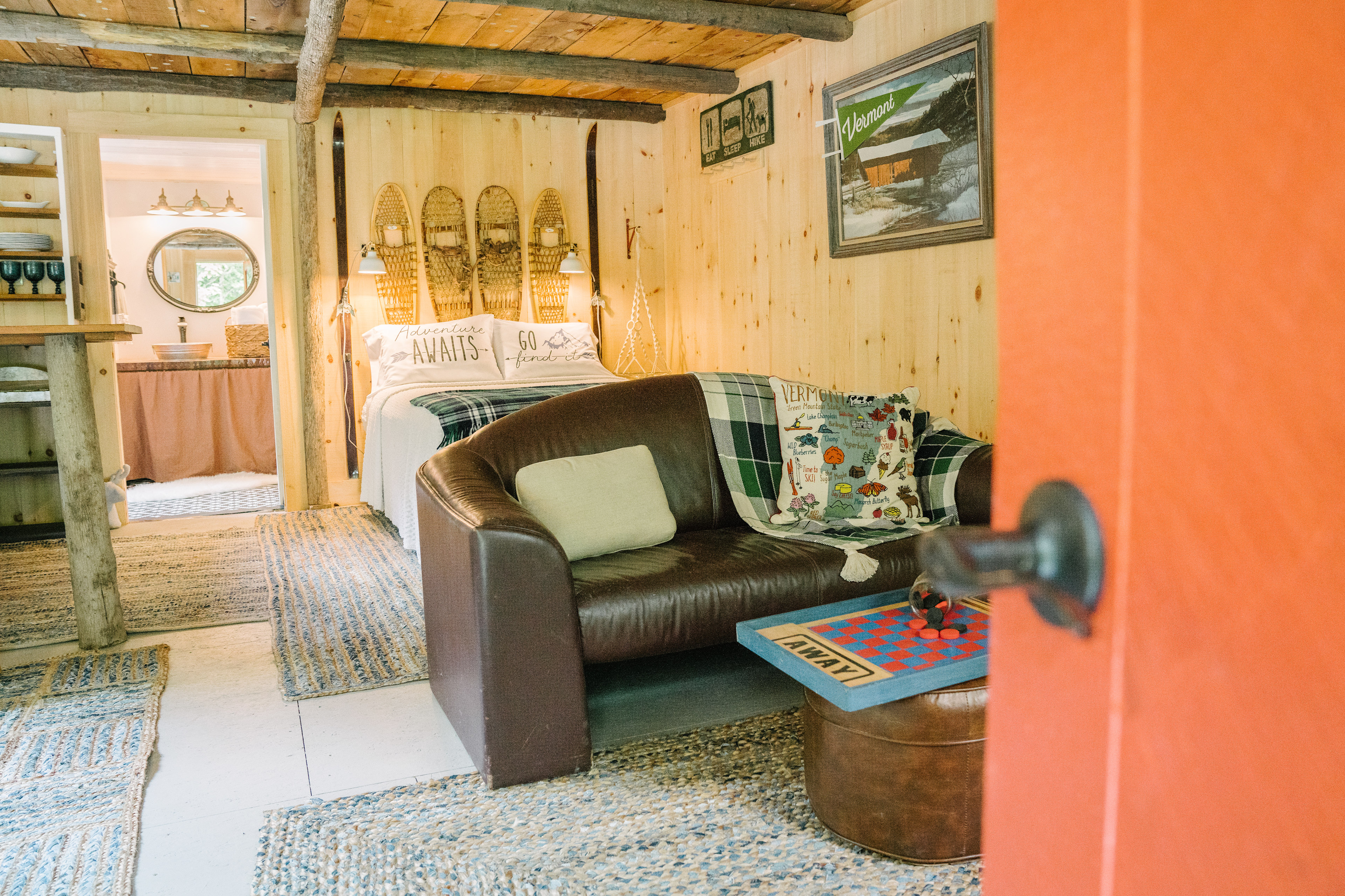 Cozy VT Barn in 40 Acre Forest