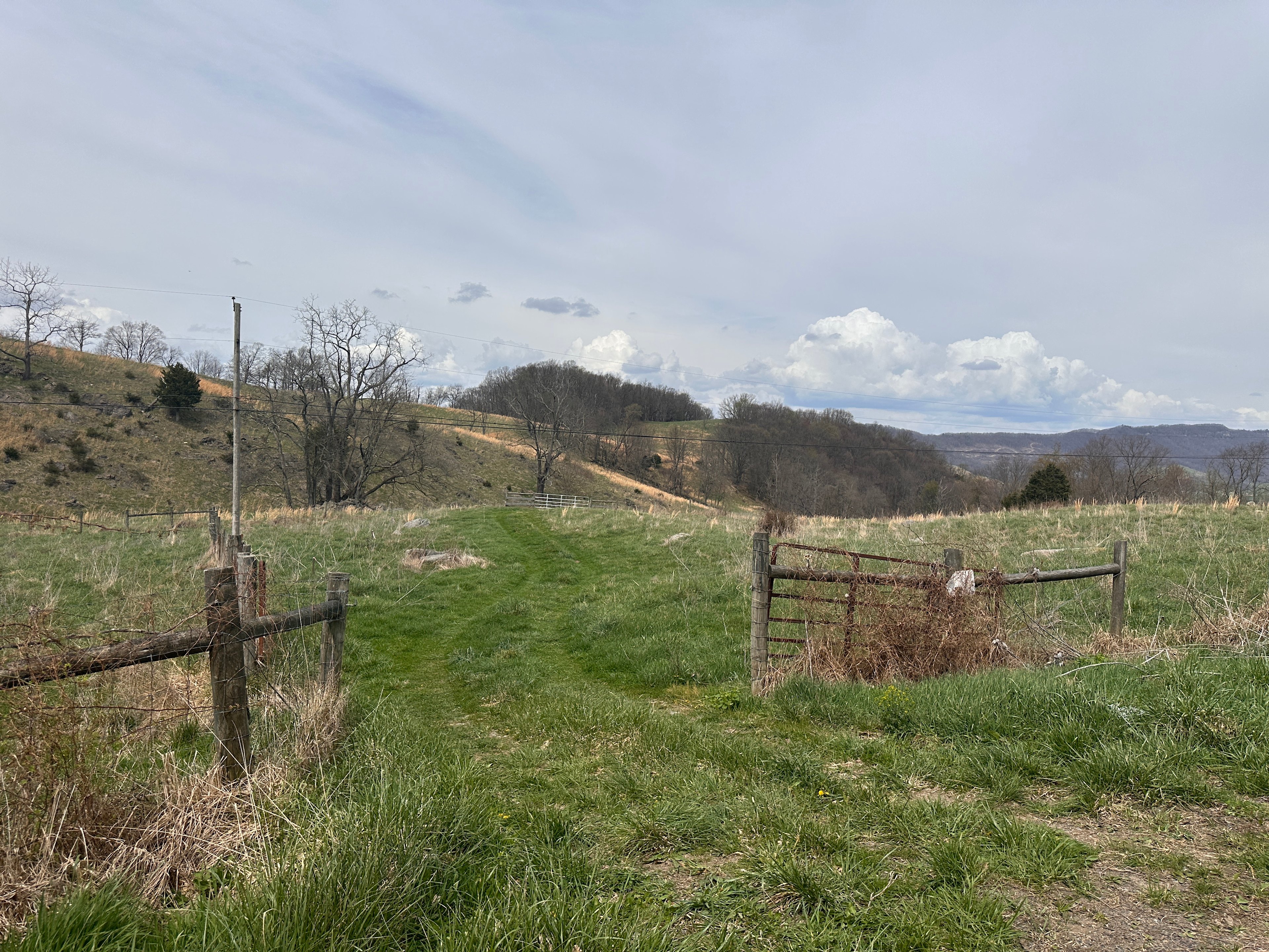 Entrance from the road