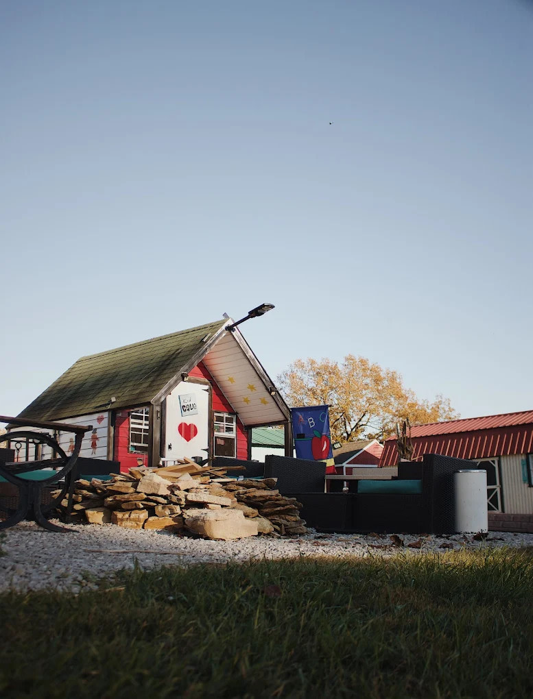 Glamping in the Shed