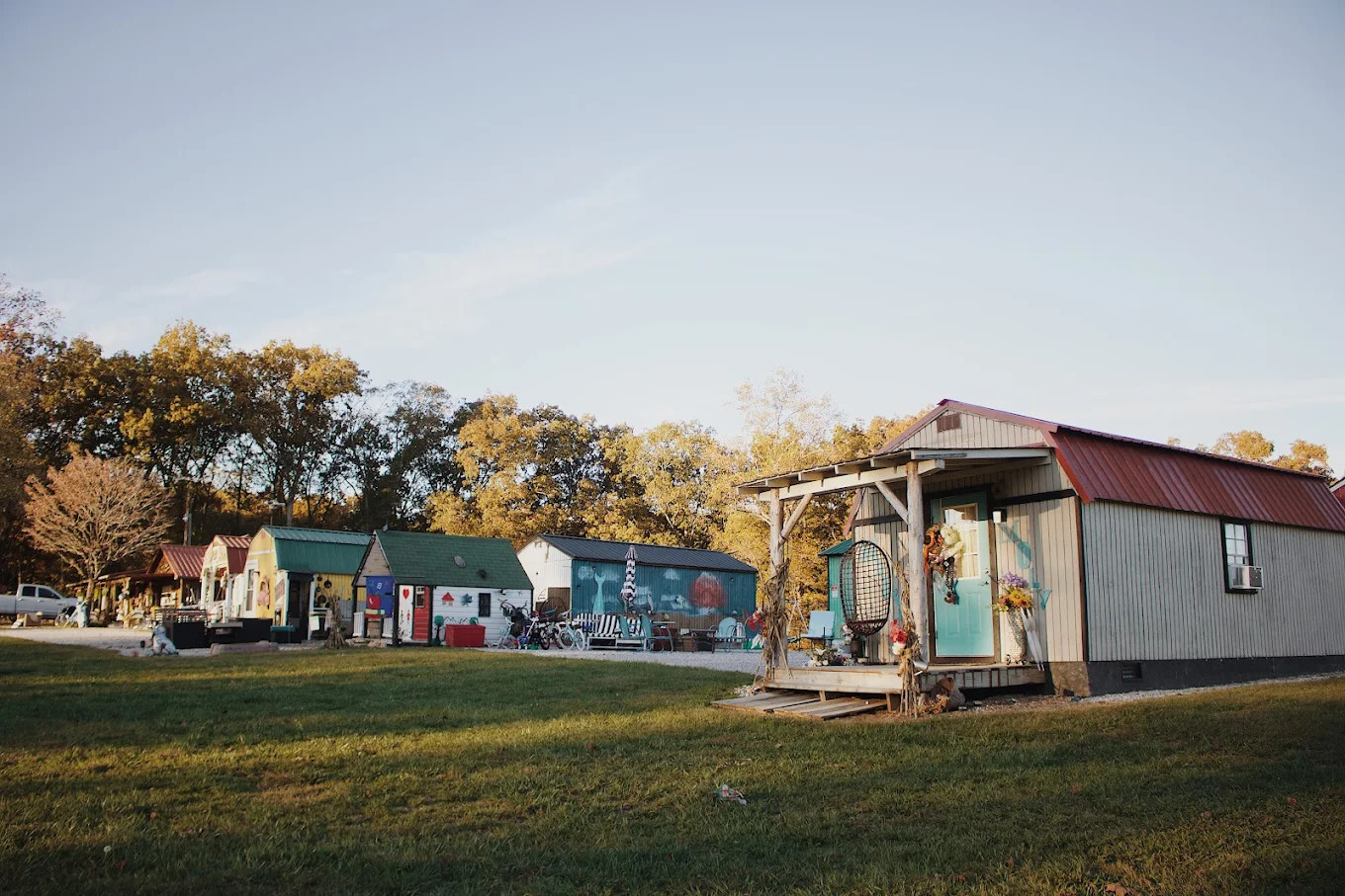Glamping in the Shed