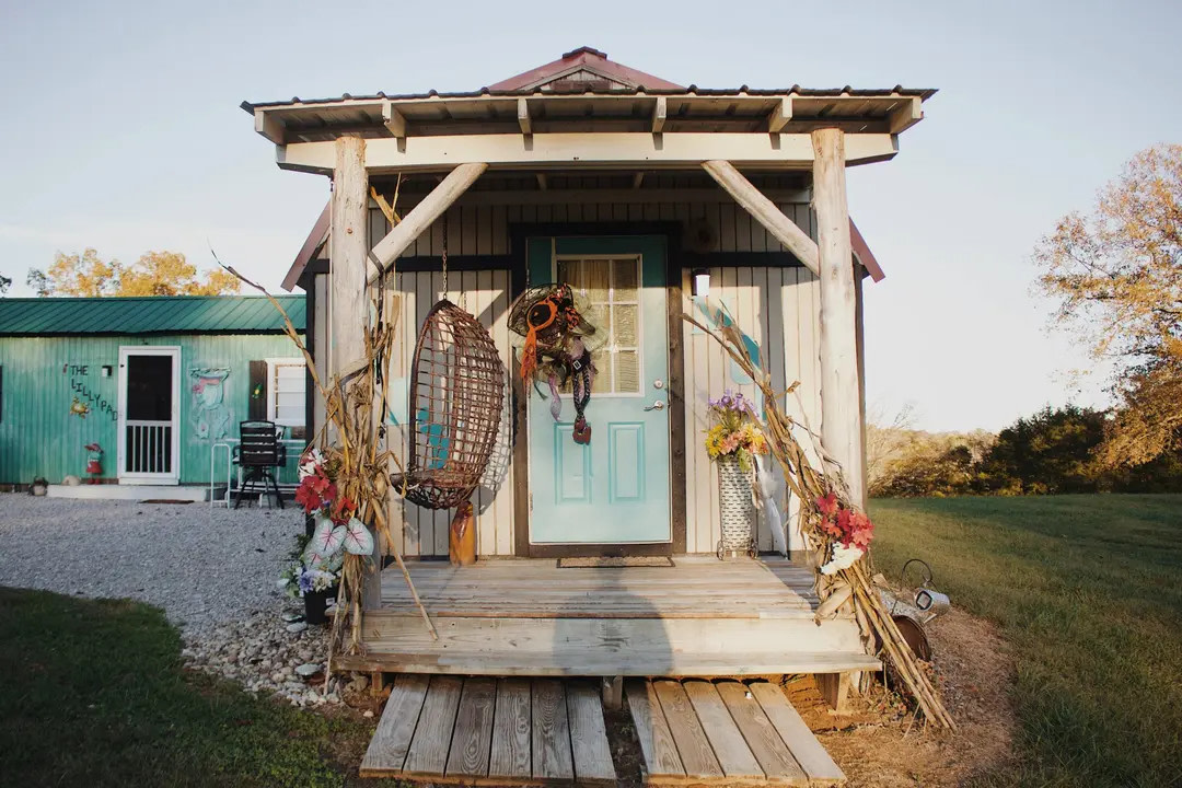 Glamping in the Shed