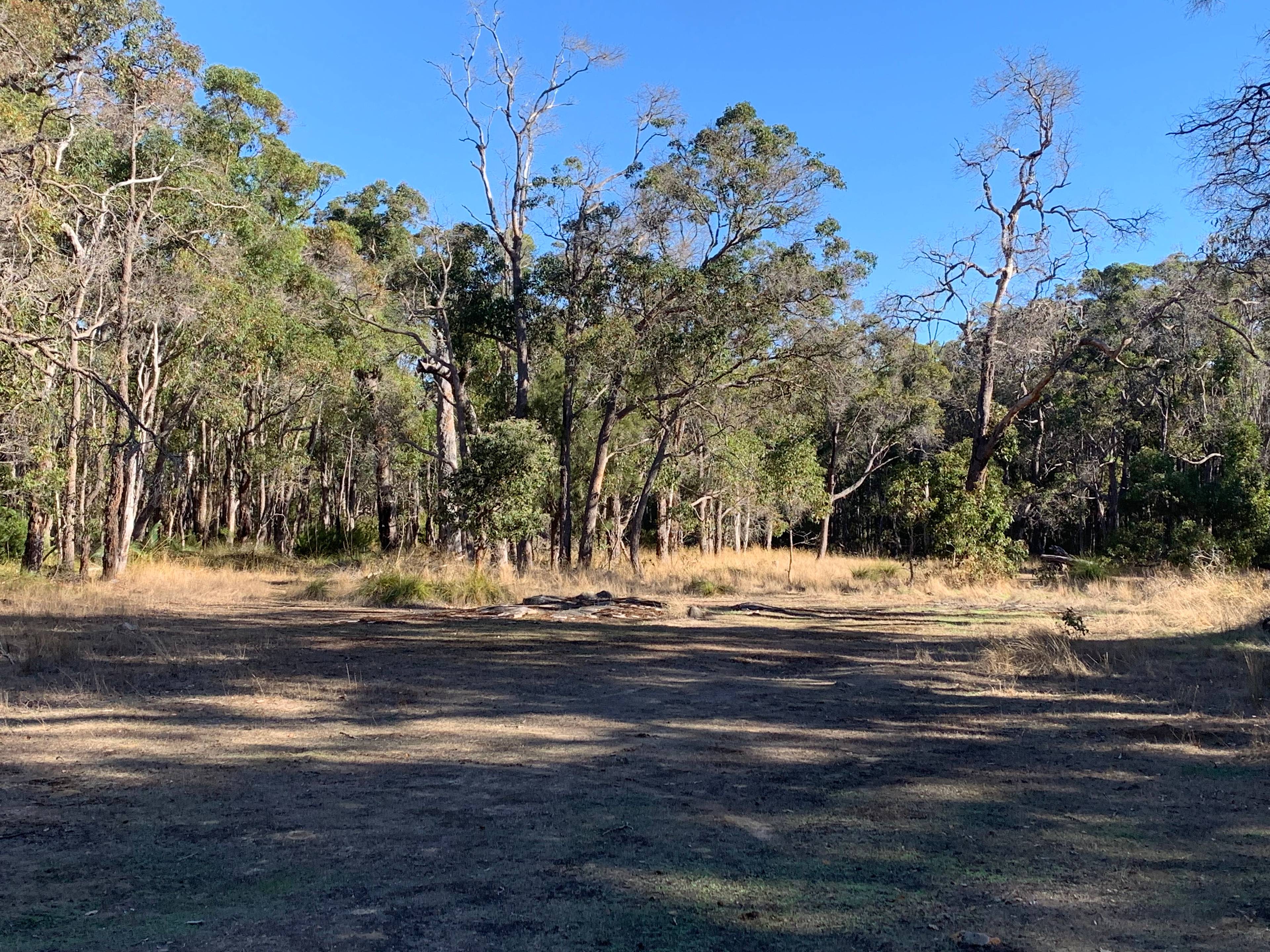 Park land site for self contained caravans.