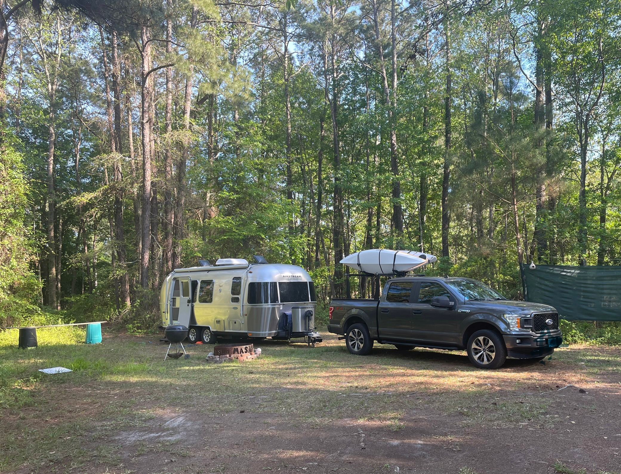 Site 1 had privacy and room for our rig. Peaceful!
