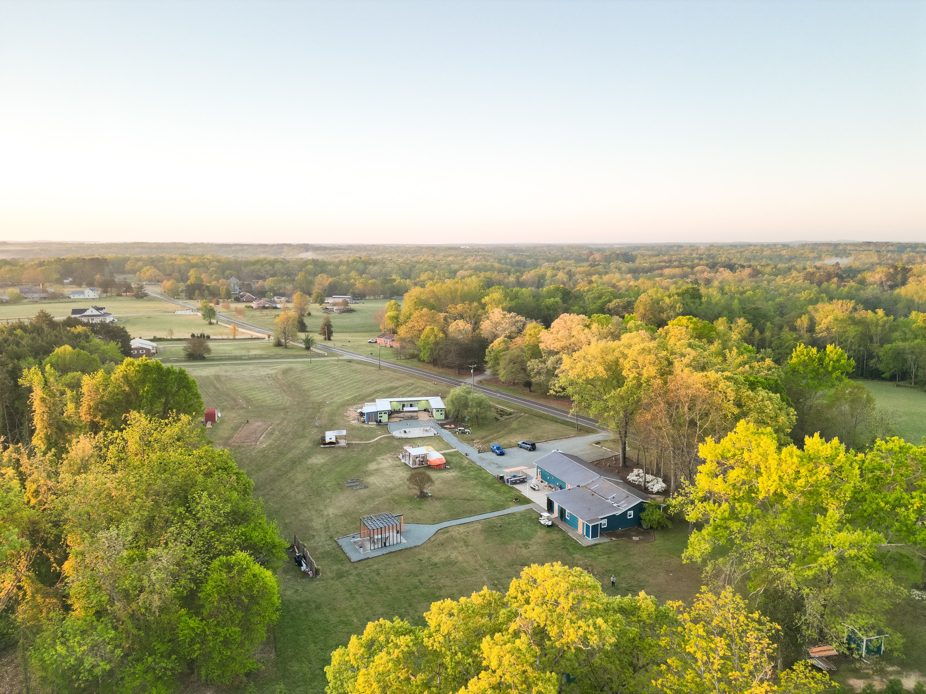 Kathy's land in beautiful Graham, North Carolina. 