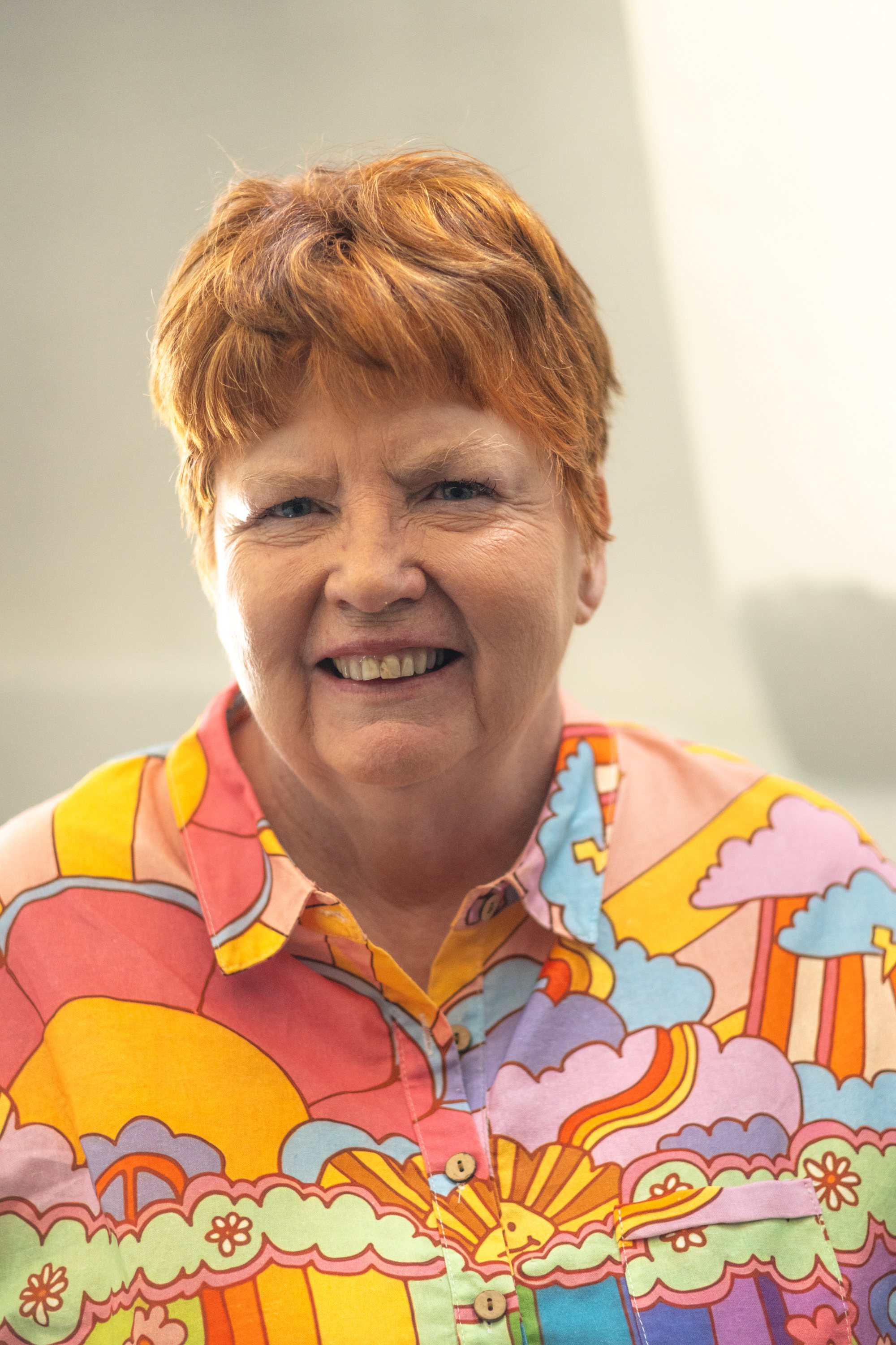 Kathy, the host, is a big Beatles fan with the grooviest personality