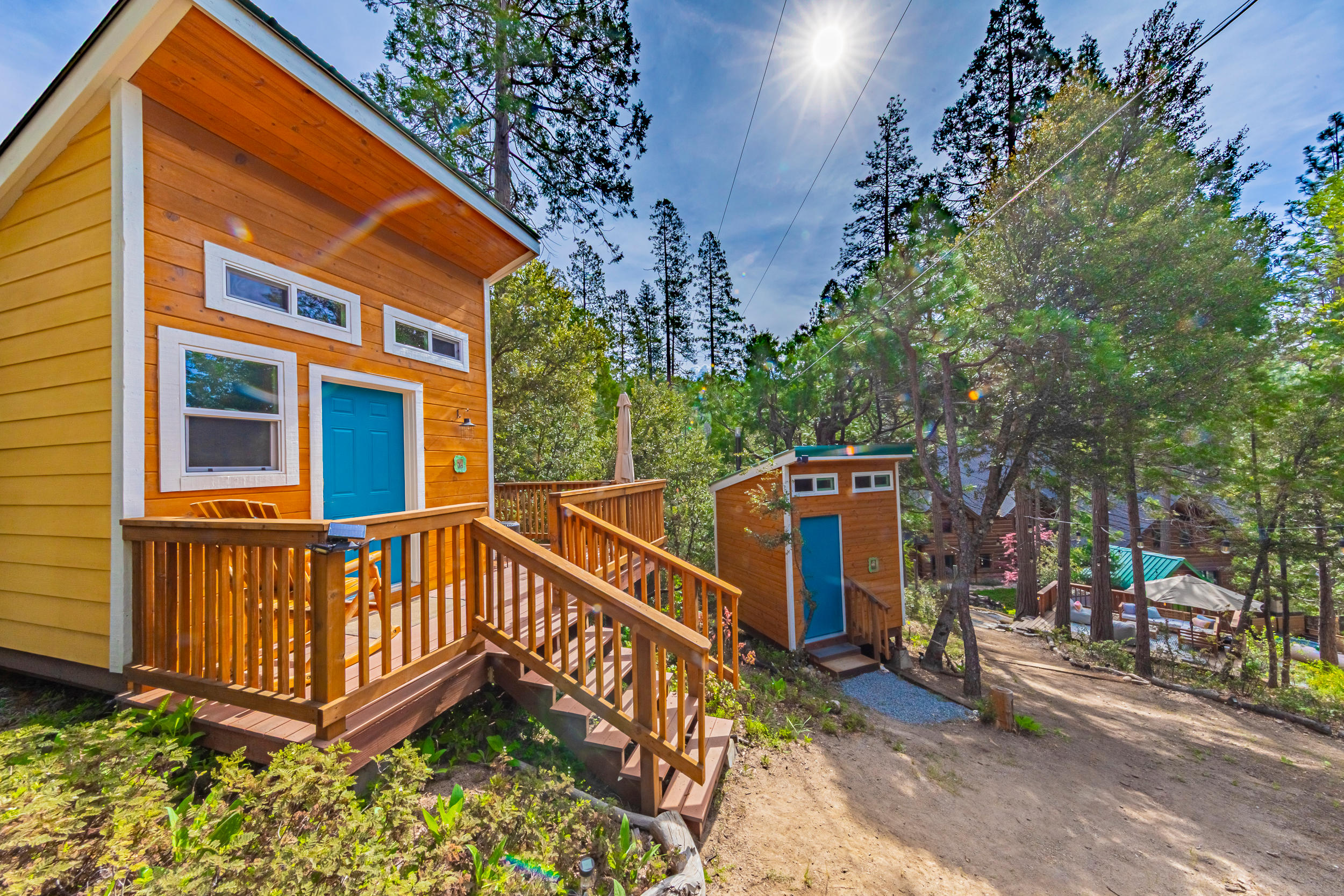 Stargazing Dome with Forest Cottage- Lakefront