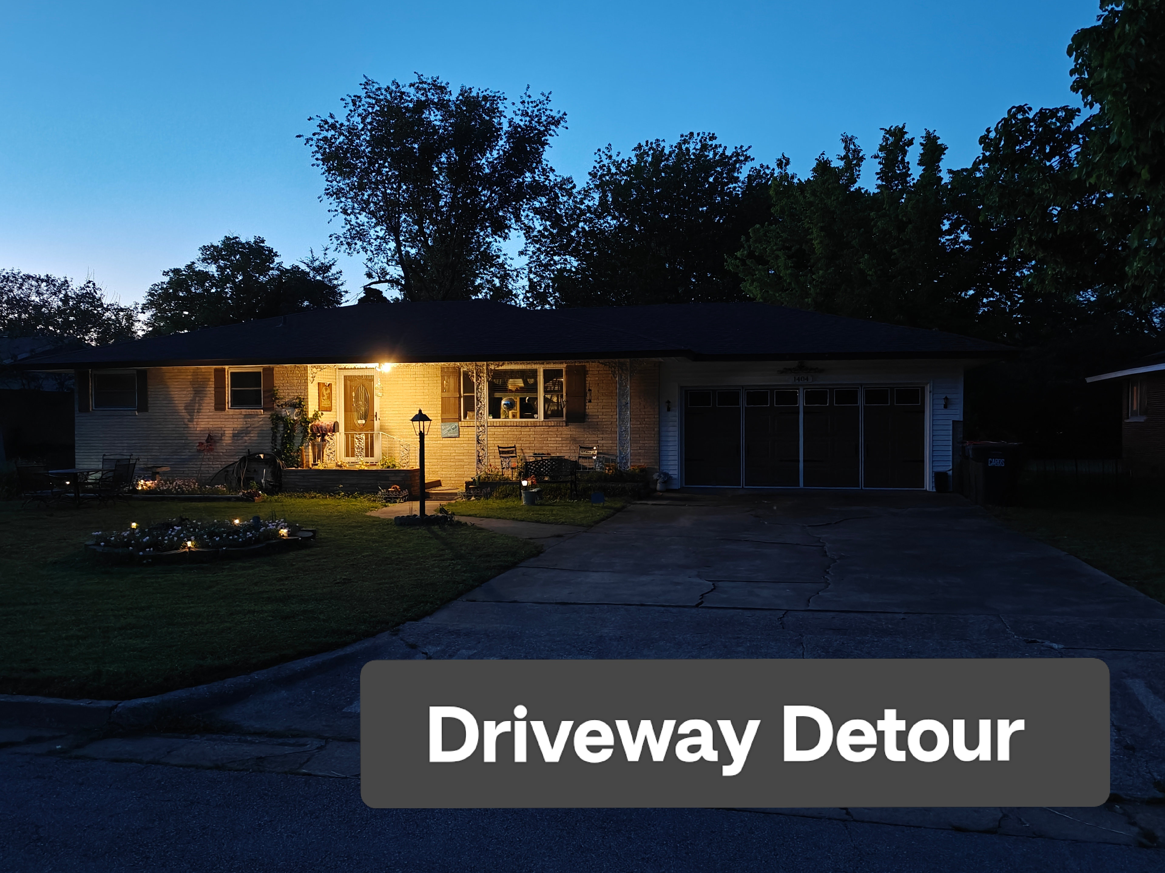 Driveway Detour