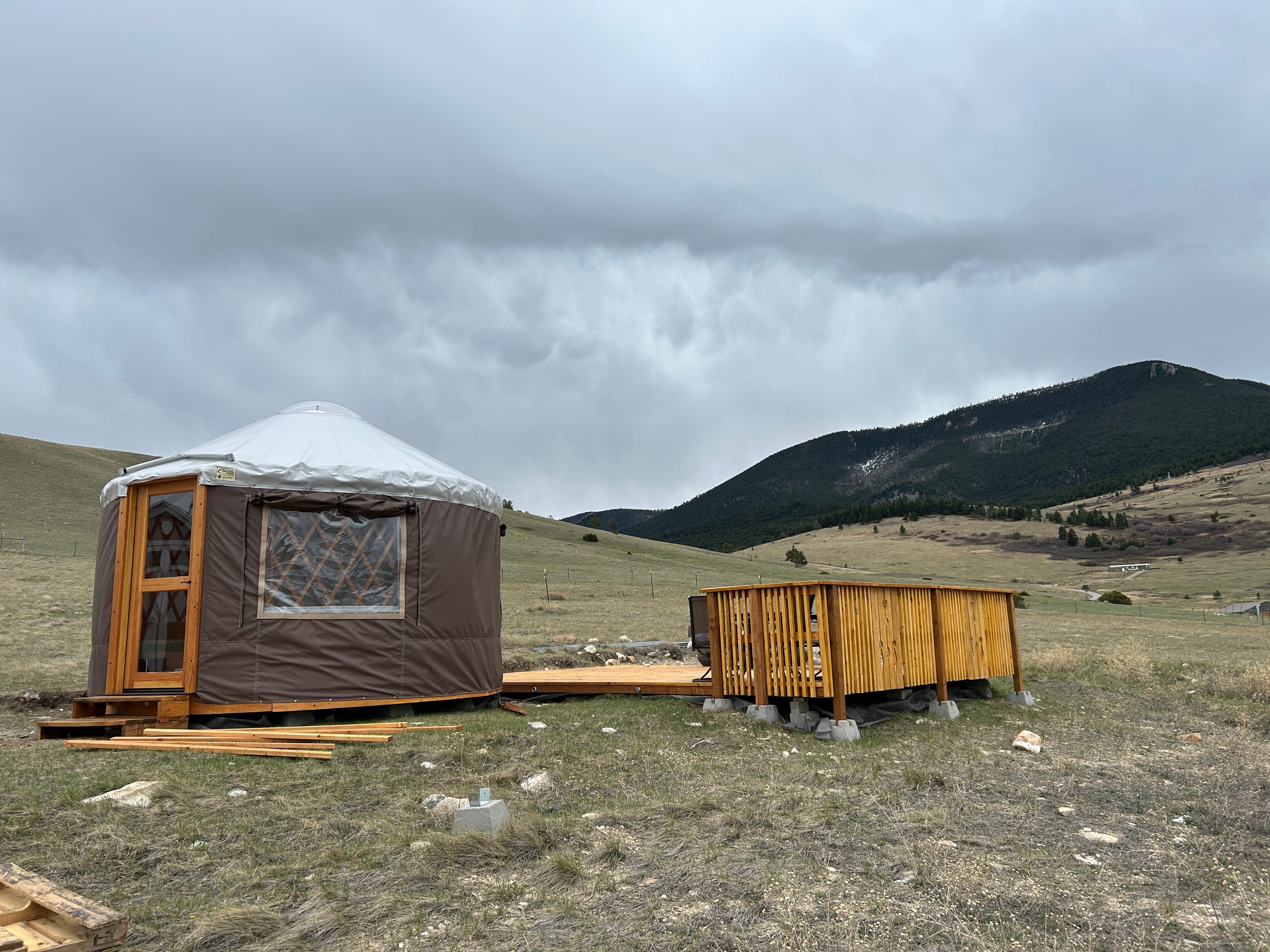 Yellowstone Yurt Eco Farm Stay