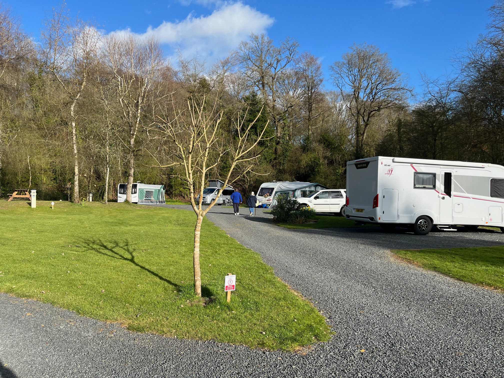 Campsite on Bromyard Downs