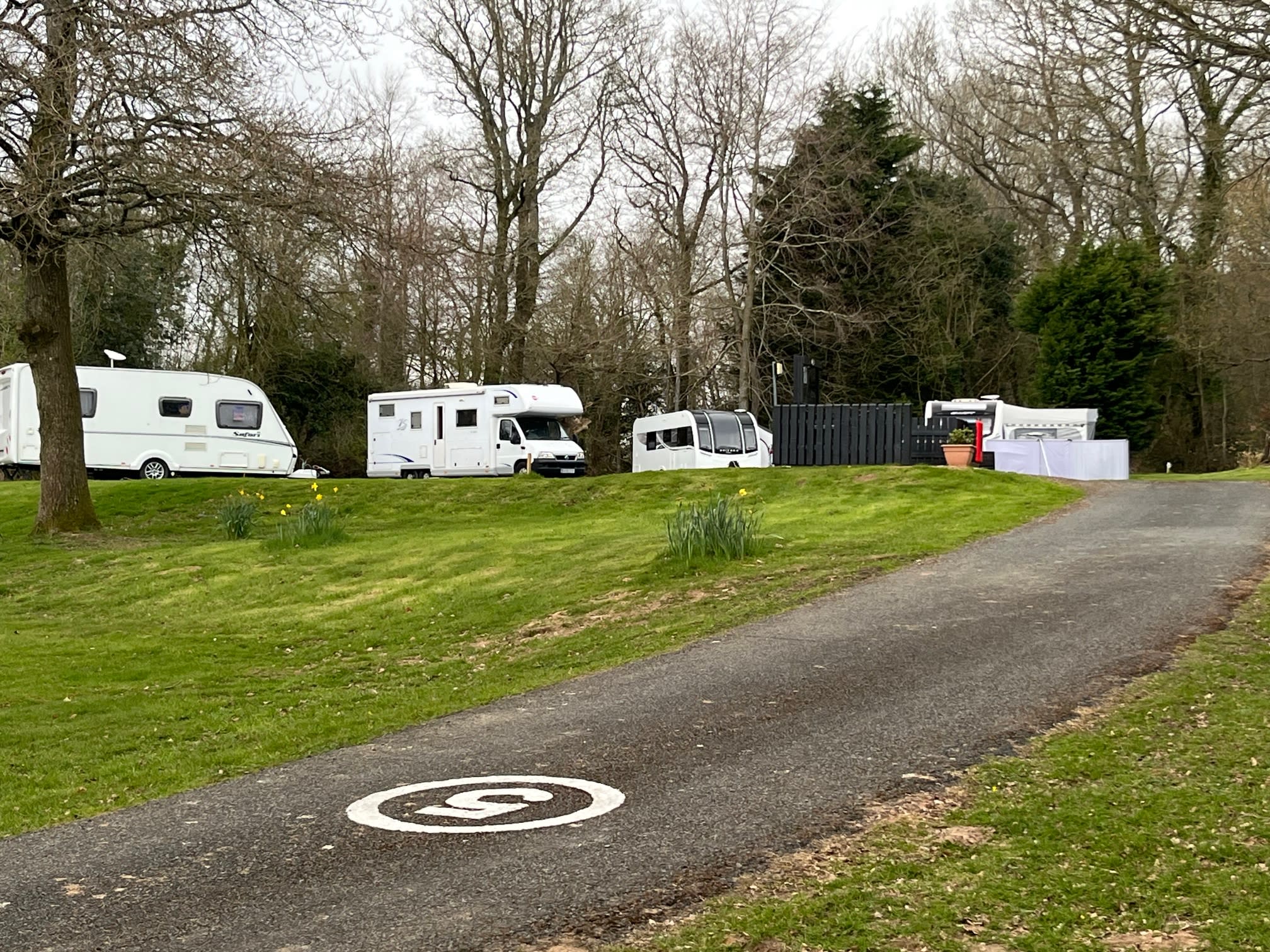 Campsite on Bromyard Downs