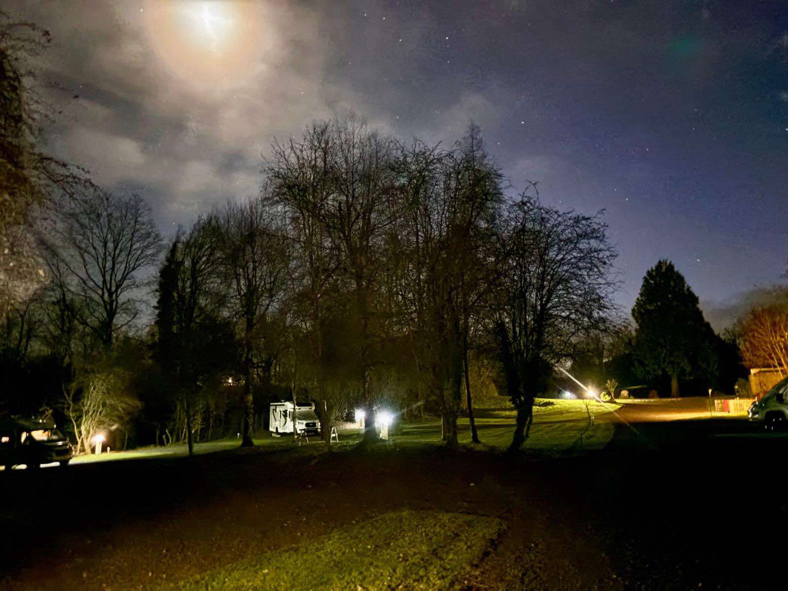 Campsite on Bromyard Downs