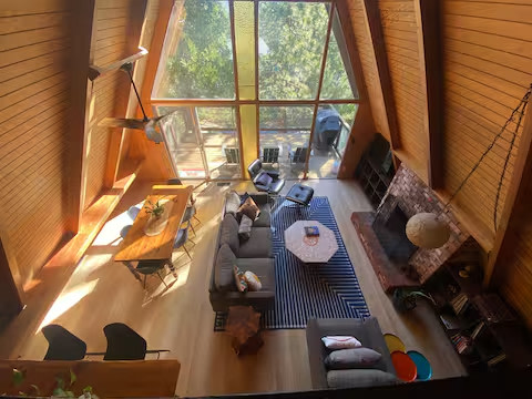 Wilderness Road A Frame Mountain Cabin