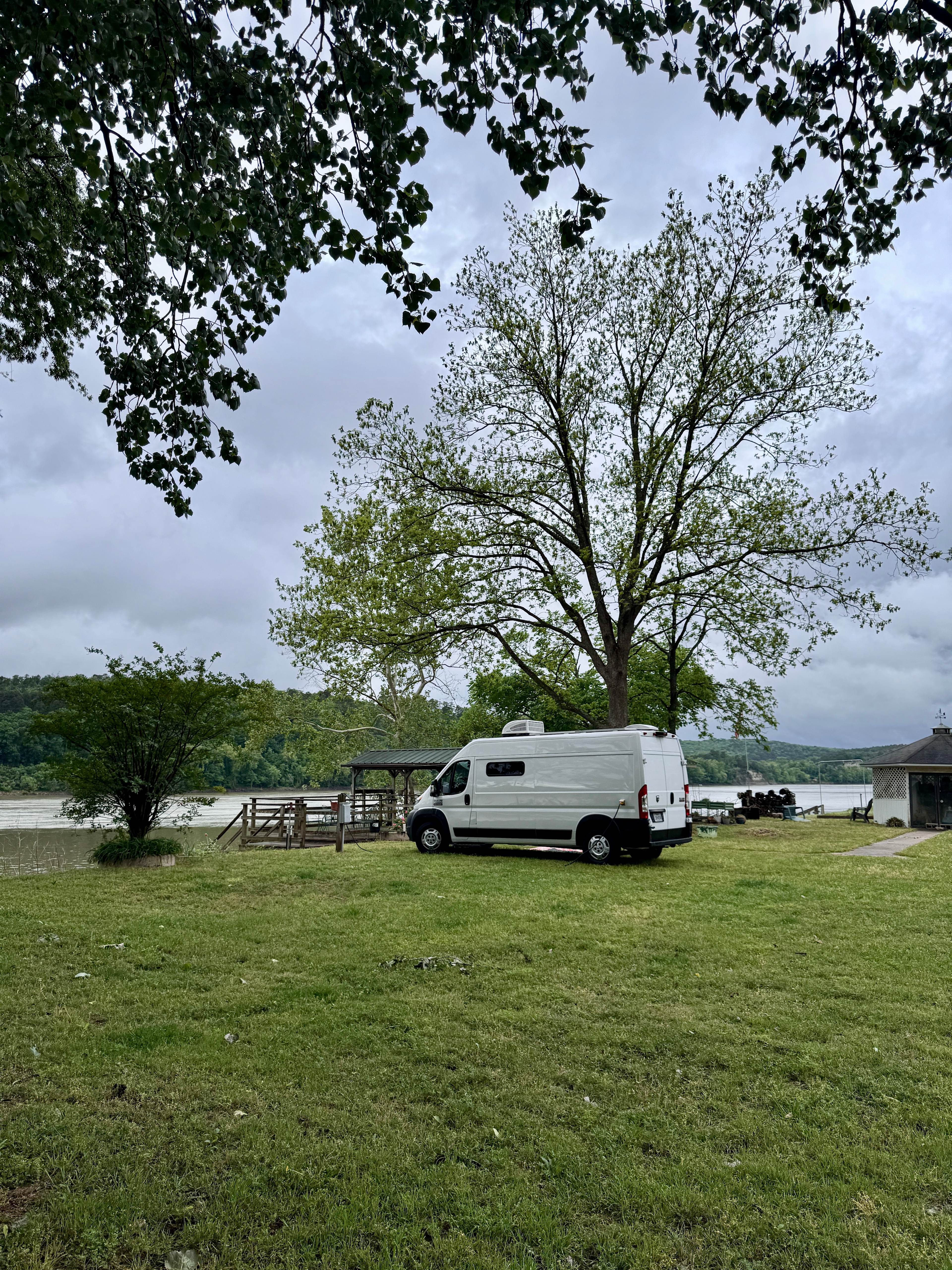 Private Arkansas Riverfront RV Site