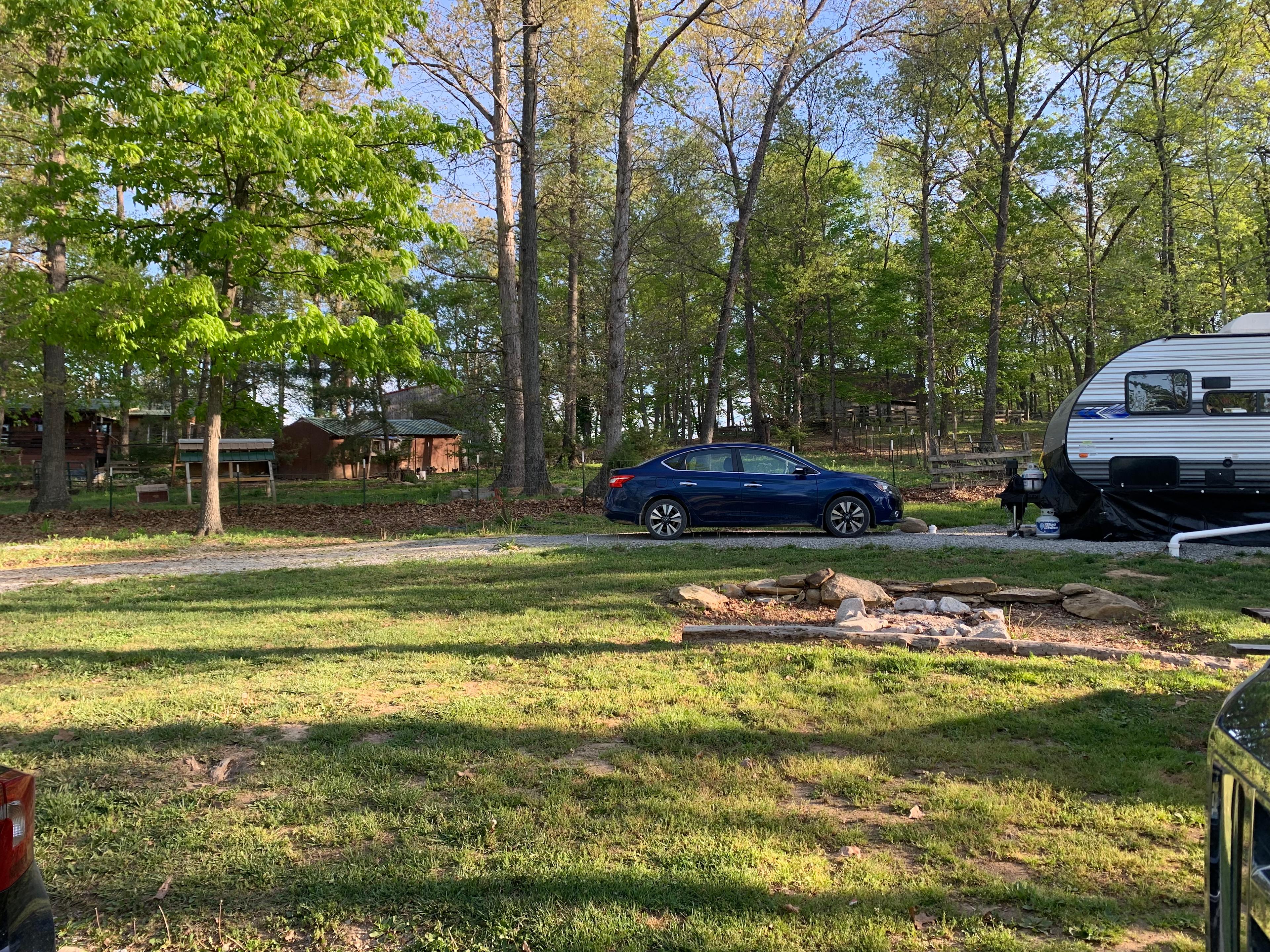 Fire pit and neighbor