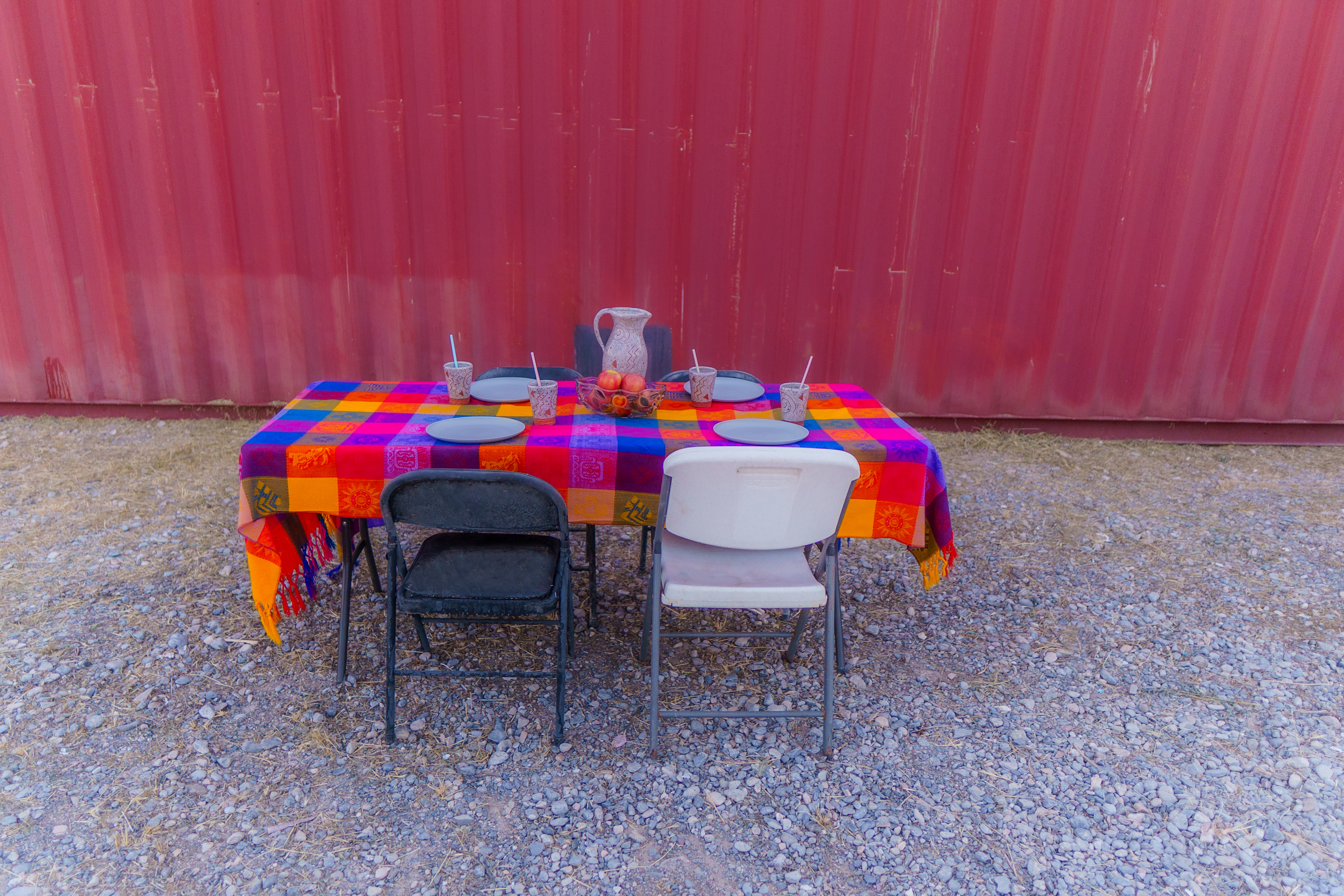 Sit and enjoy a meal or use as a prep area for BBQing