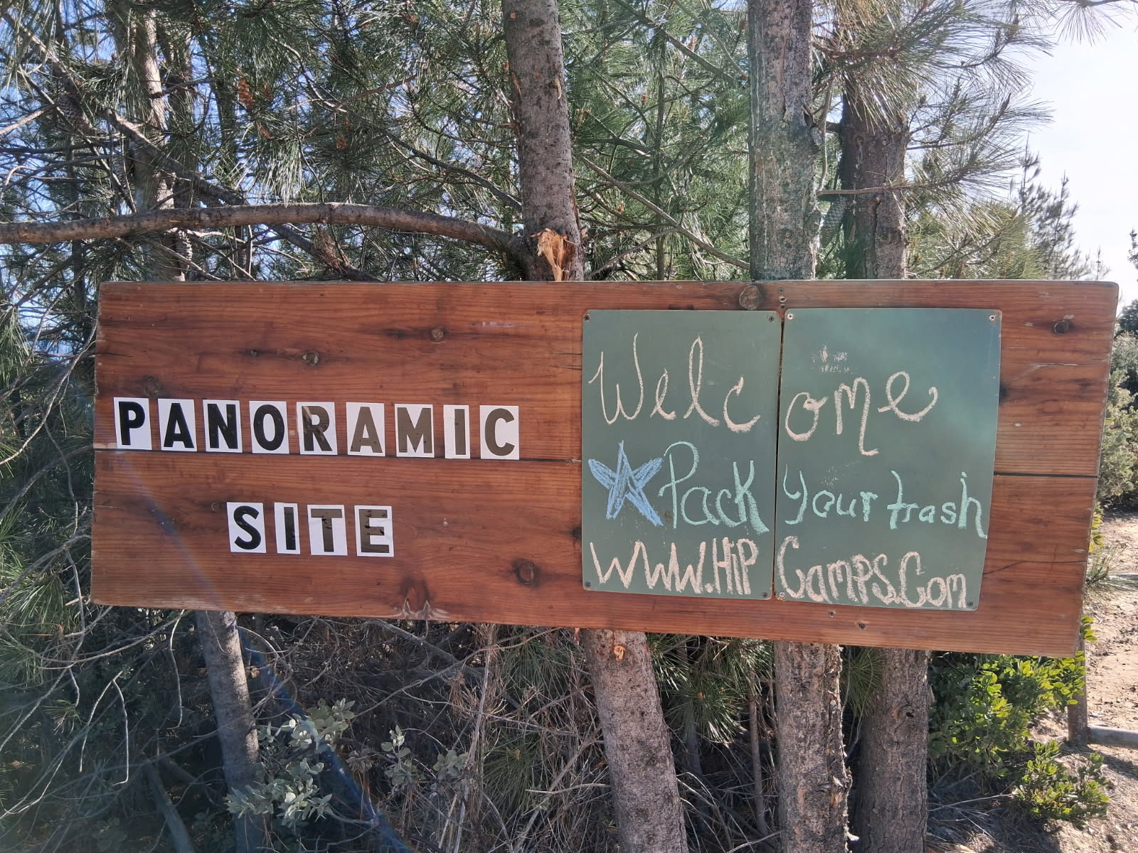 The sign to look for off of Summit Road and Mount Madonna 