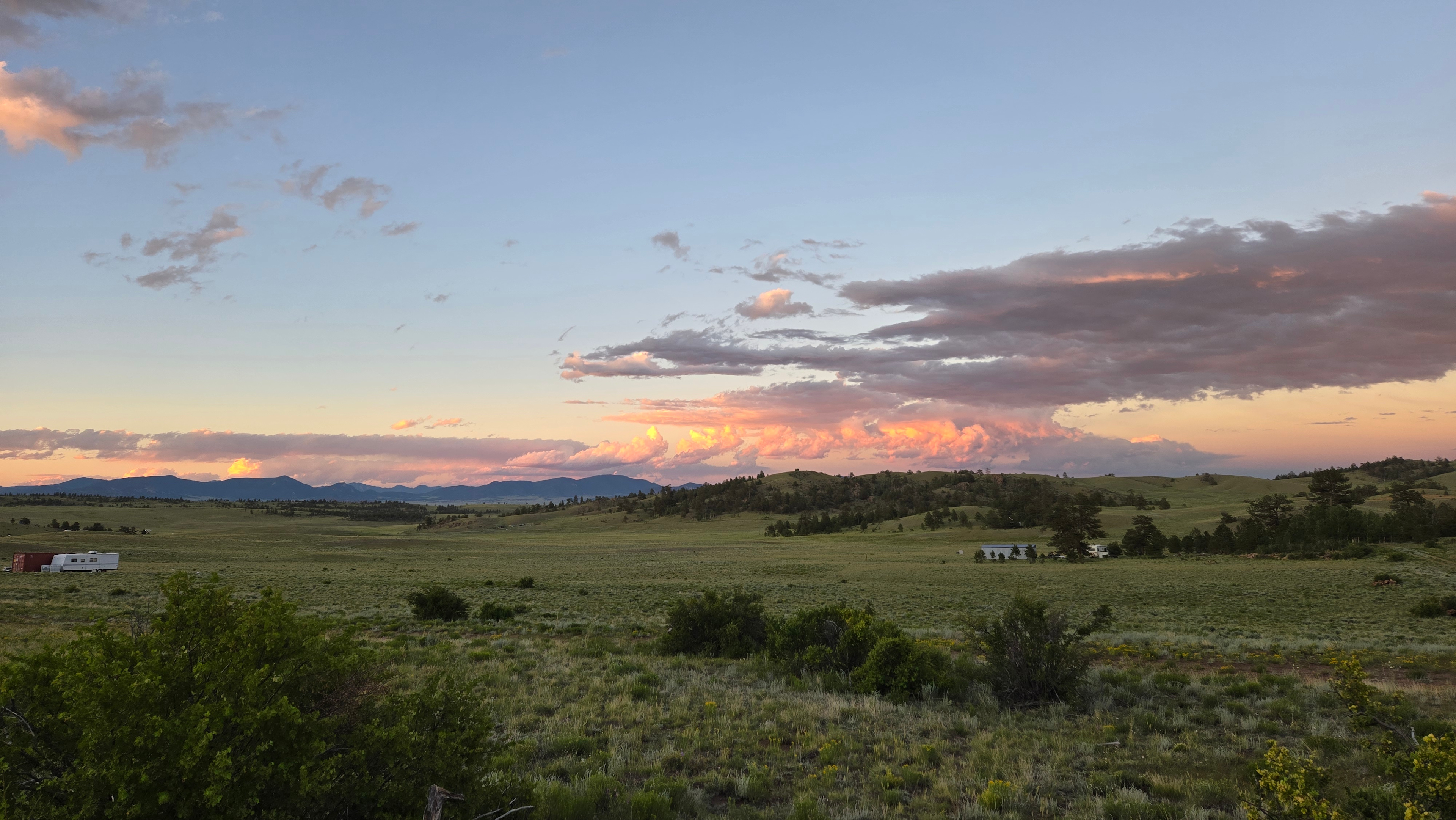View standing on the property,  looking northeast.