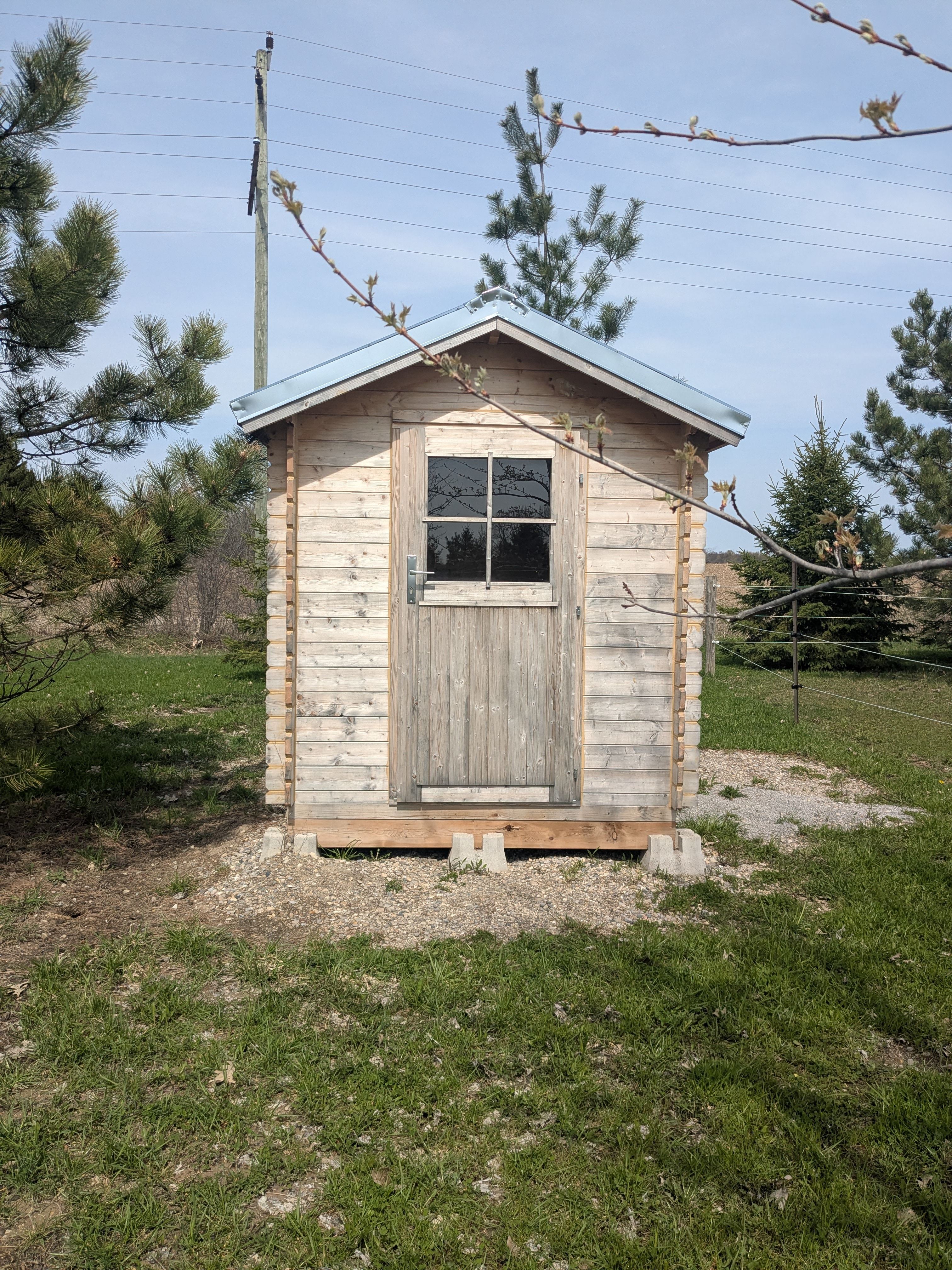 The Pine Bunkie at Tiny Farm
