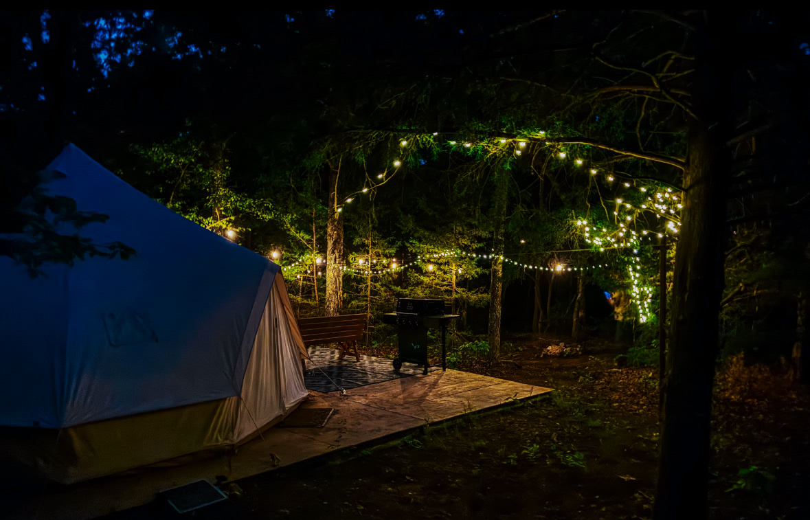 Glamping Tent near Mammoth Spring