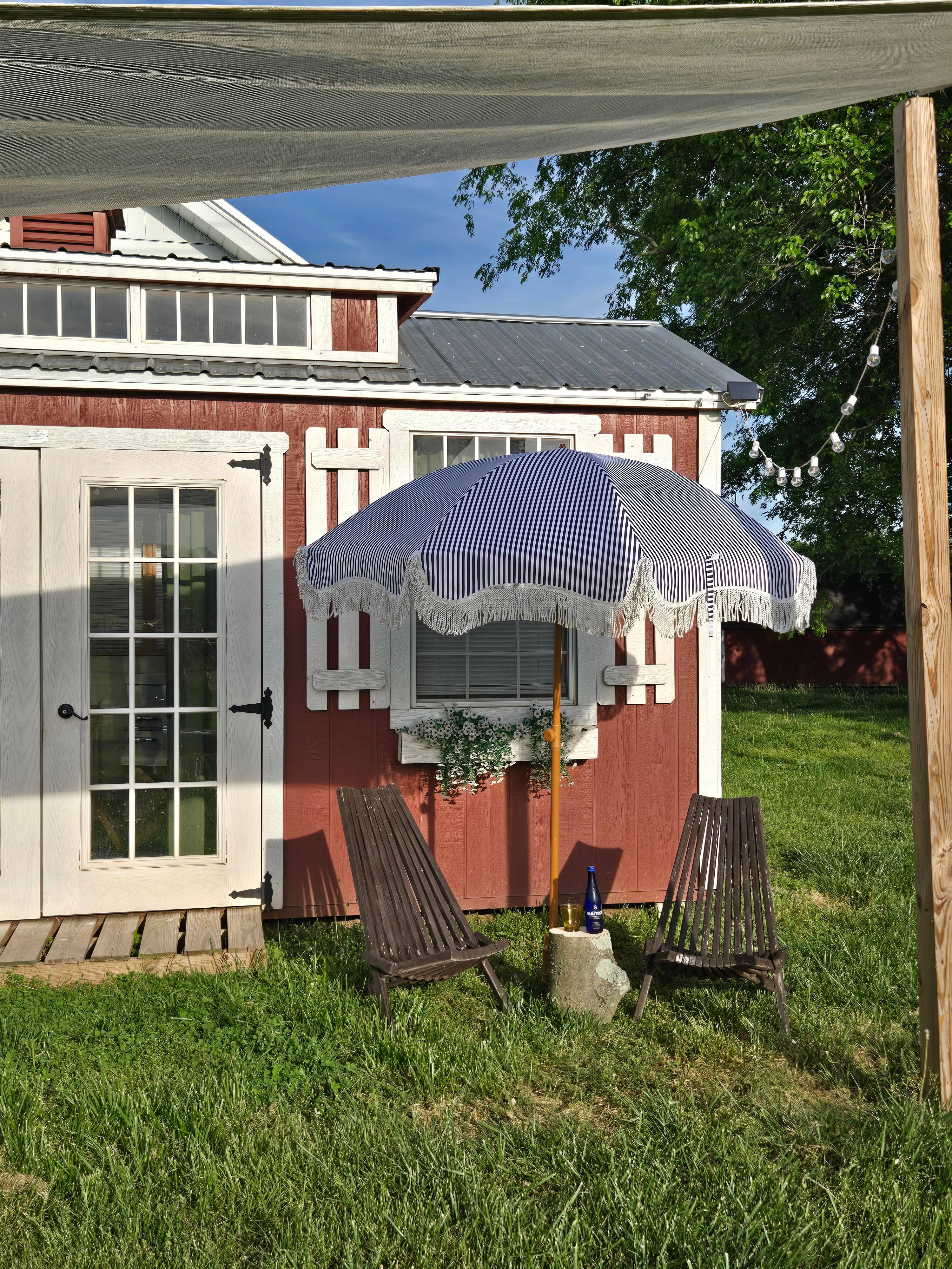 Tiny Backyard Glamping Guest Room