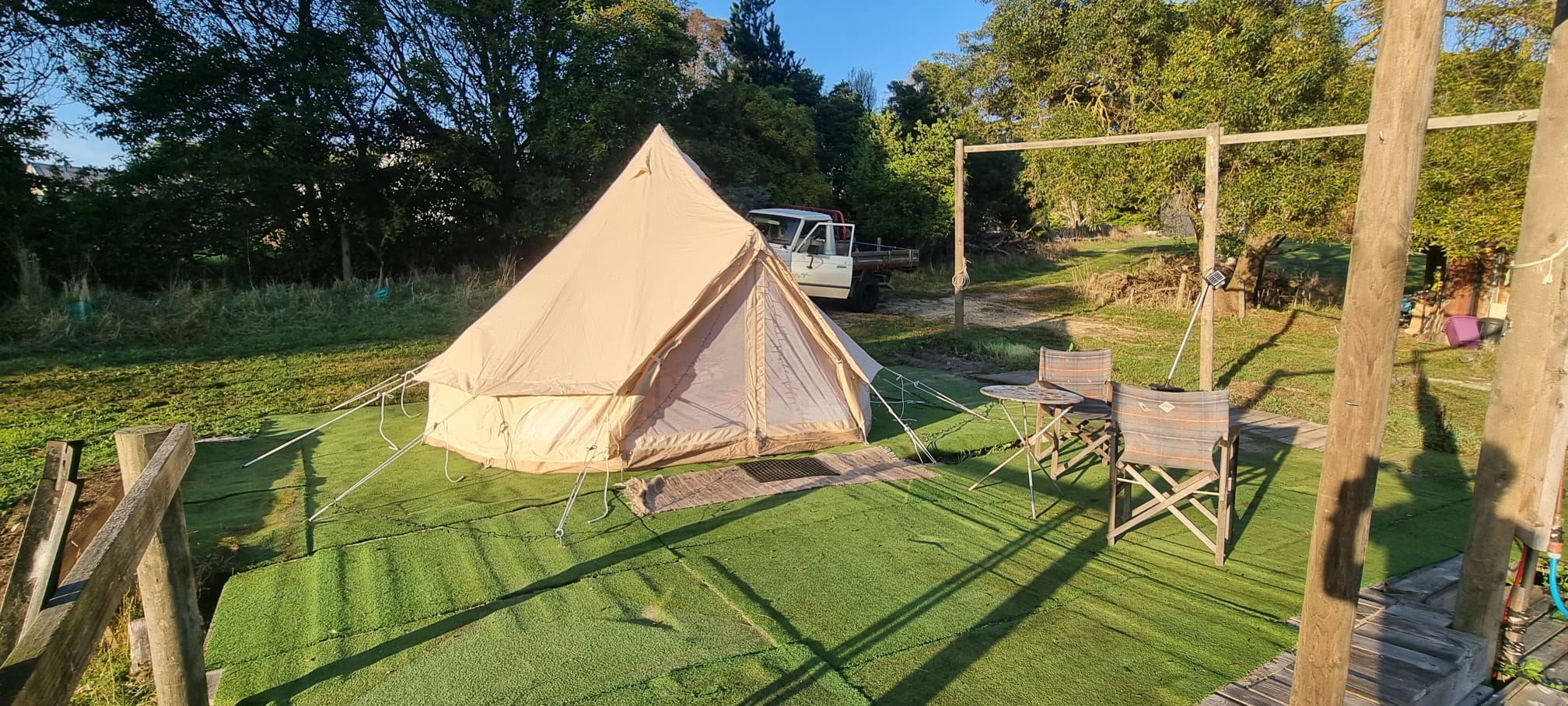 Glamping at Frog Hollow Farmstay