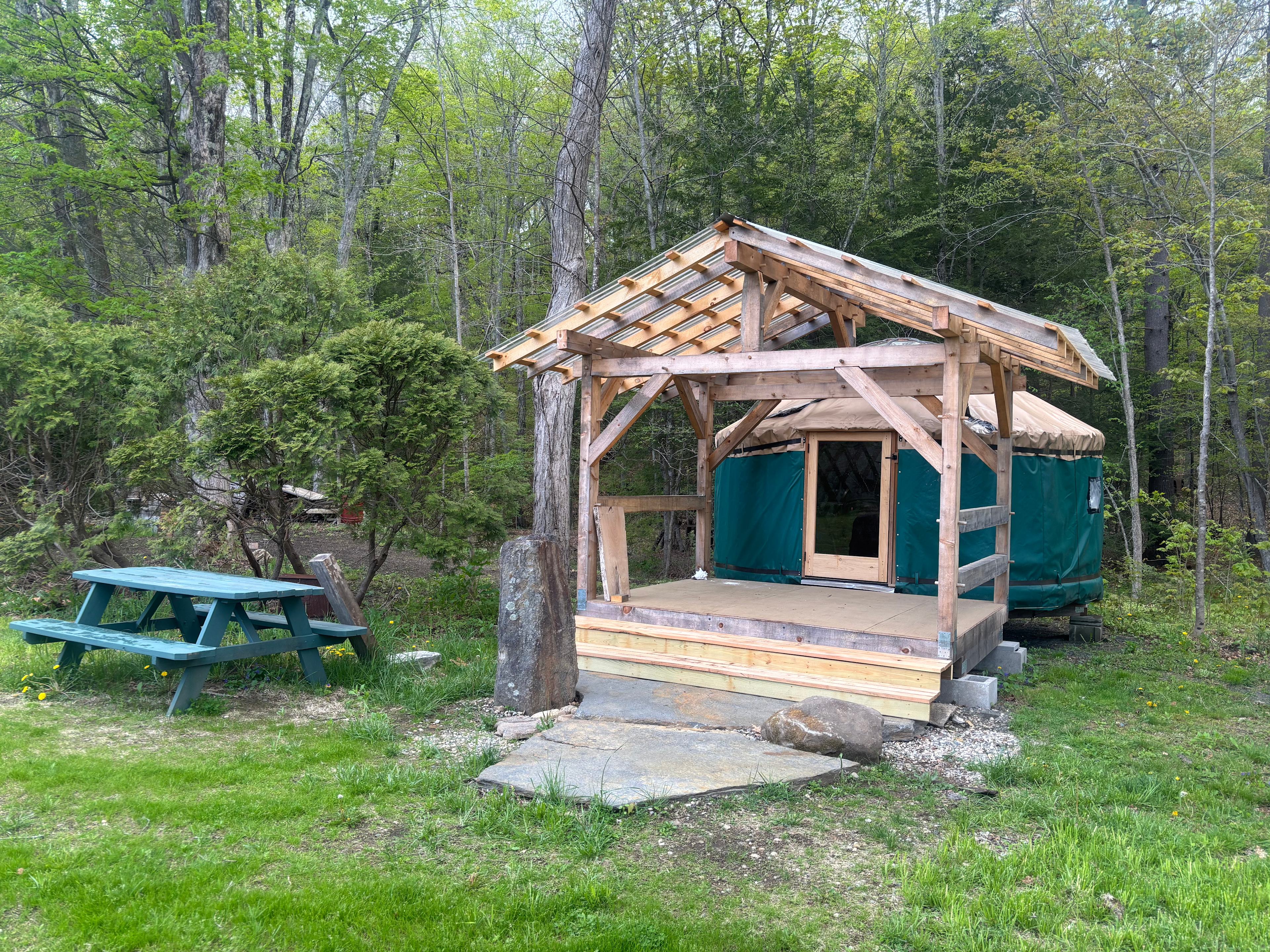 Streamside Camping in Leverett!
