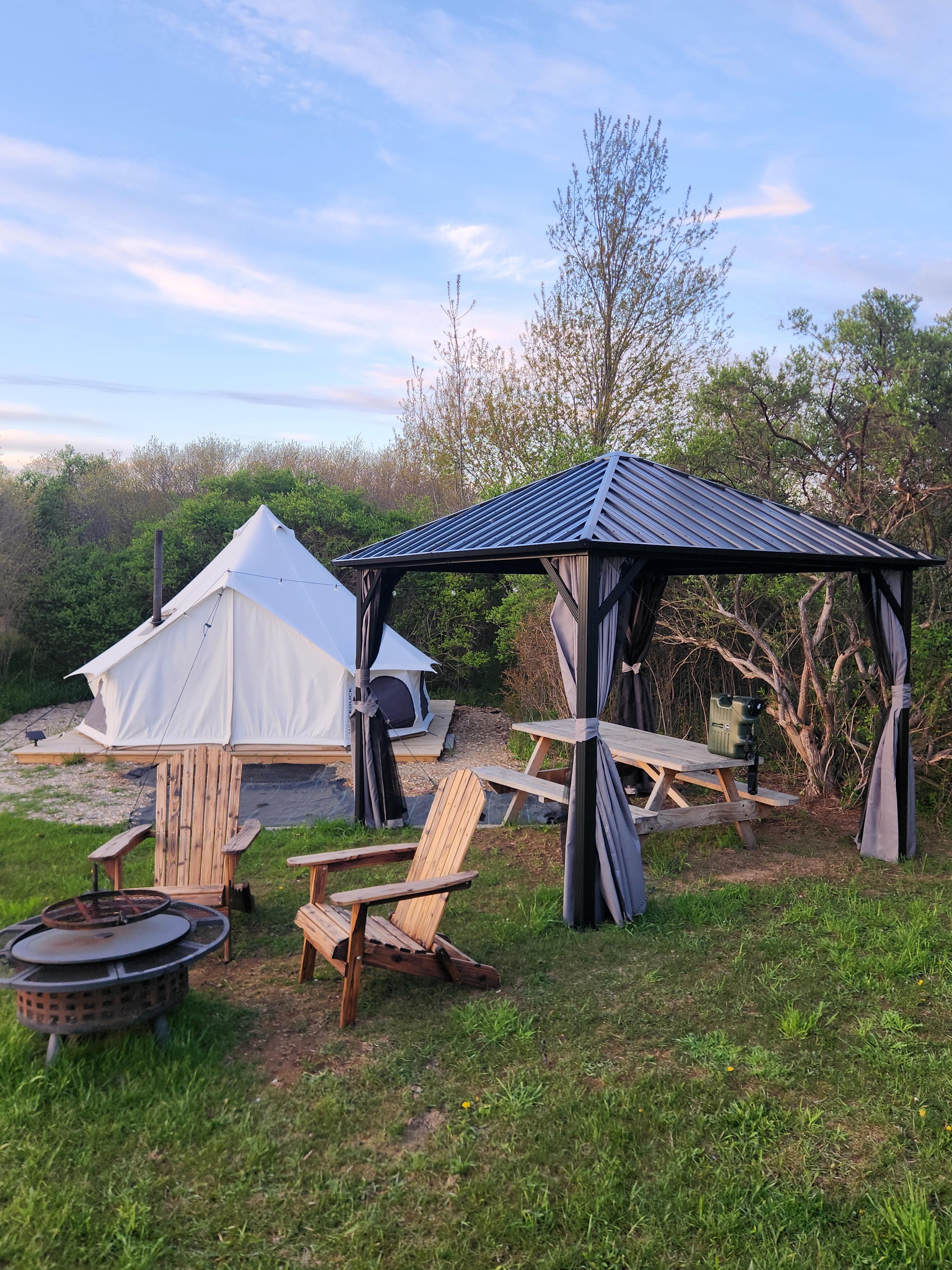Overgrown Ridge Camp By Letchworth