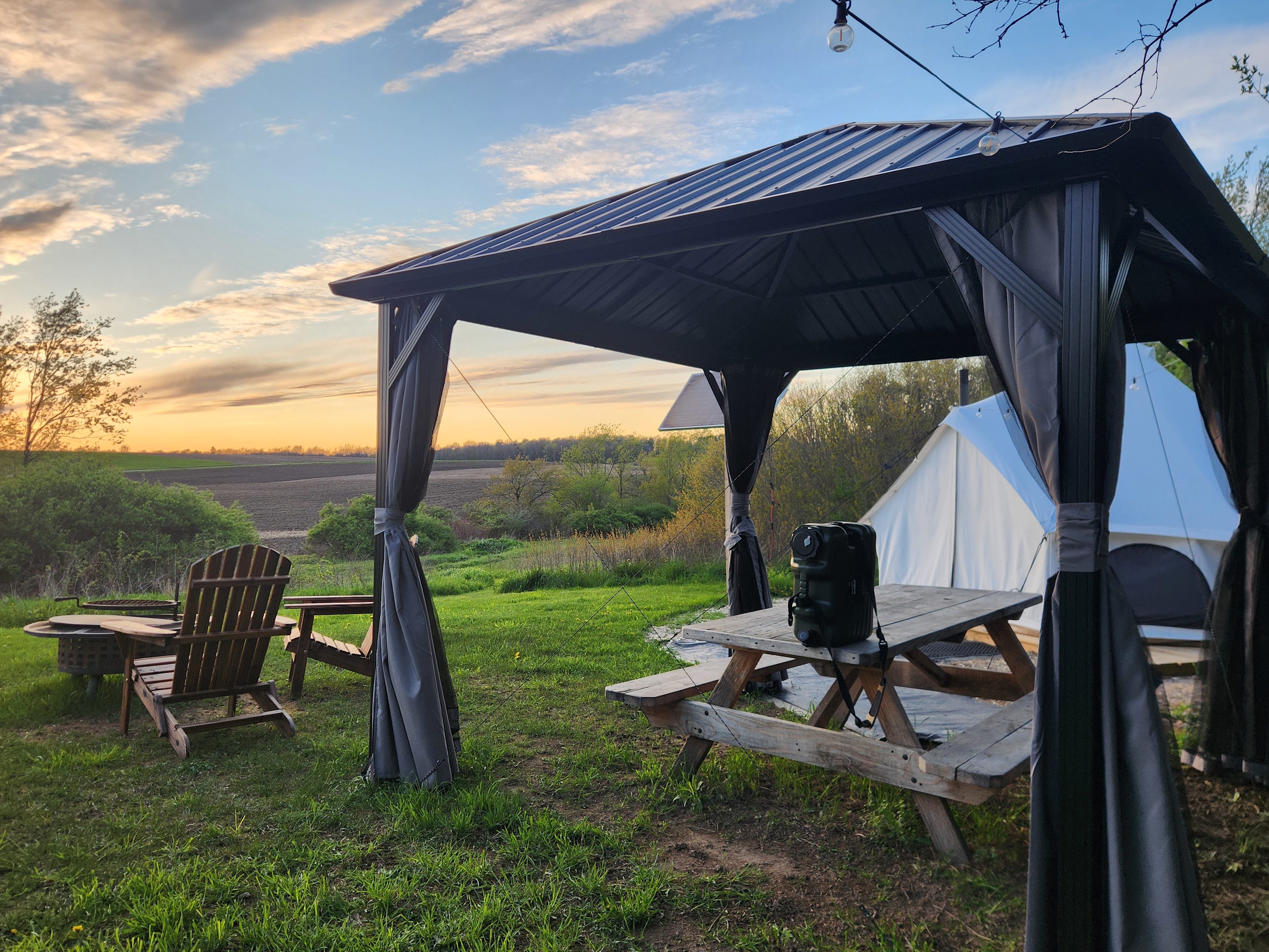 Overgrown Ridge Camp By Letchworth