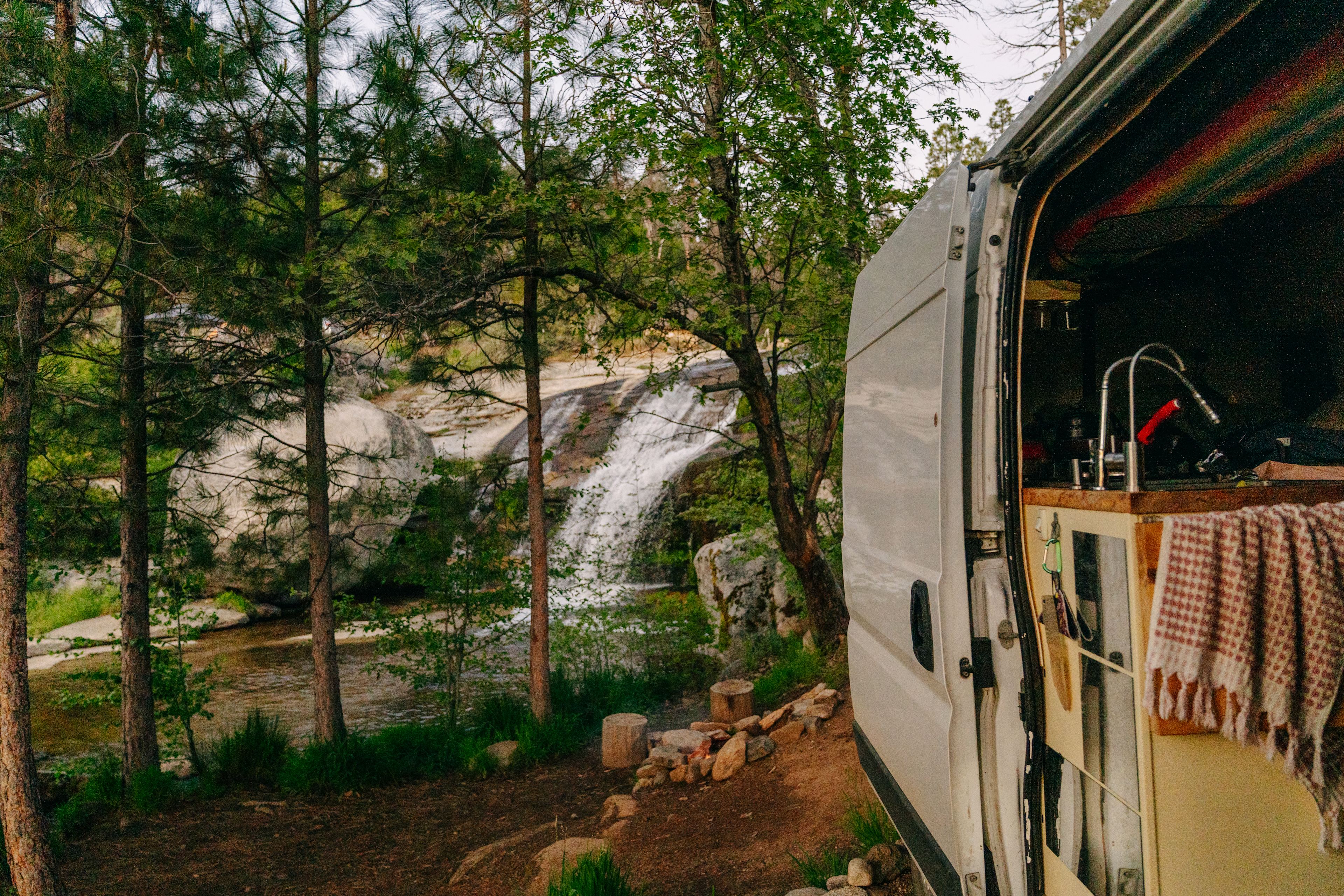 Musick Creek Falls  by Shaver Lake