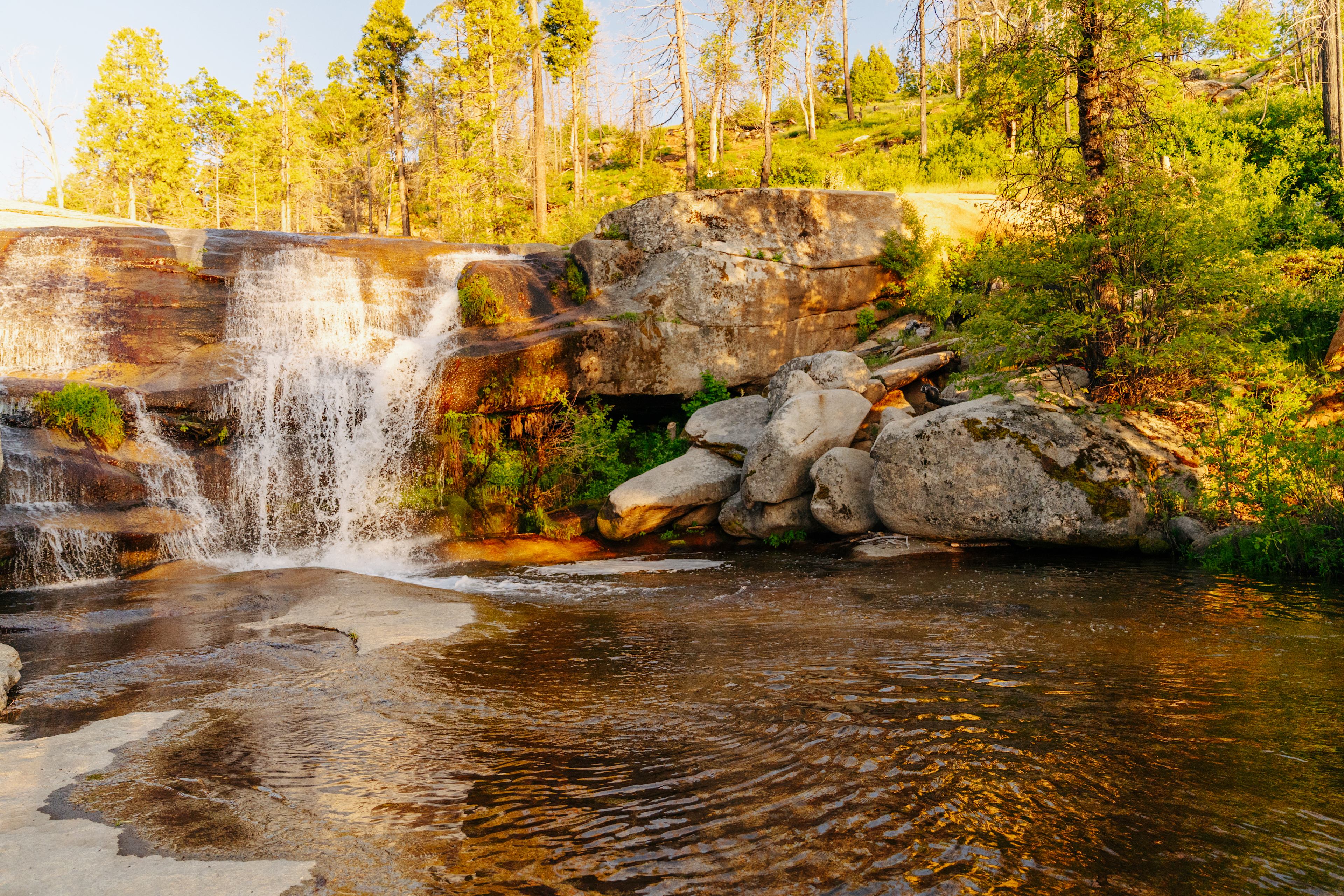 Musick Creek Falls  by Shaver Lake