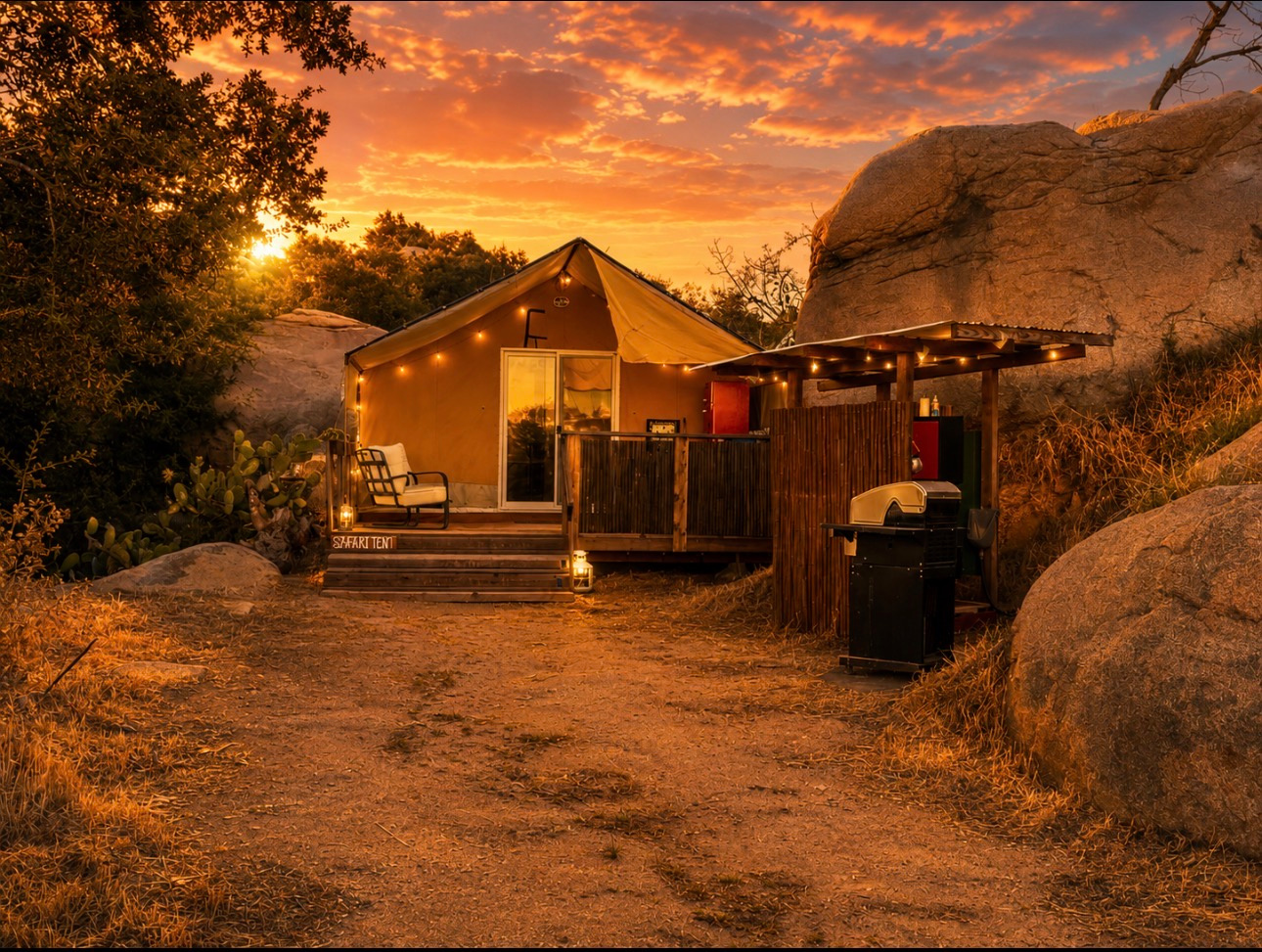 Secluded Safari Tent