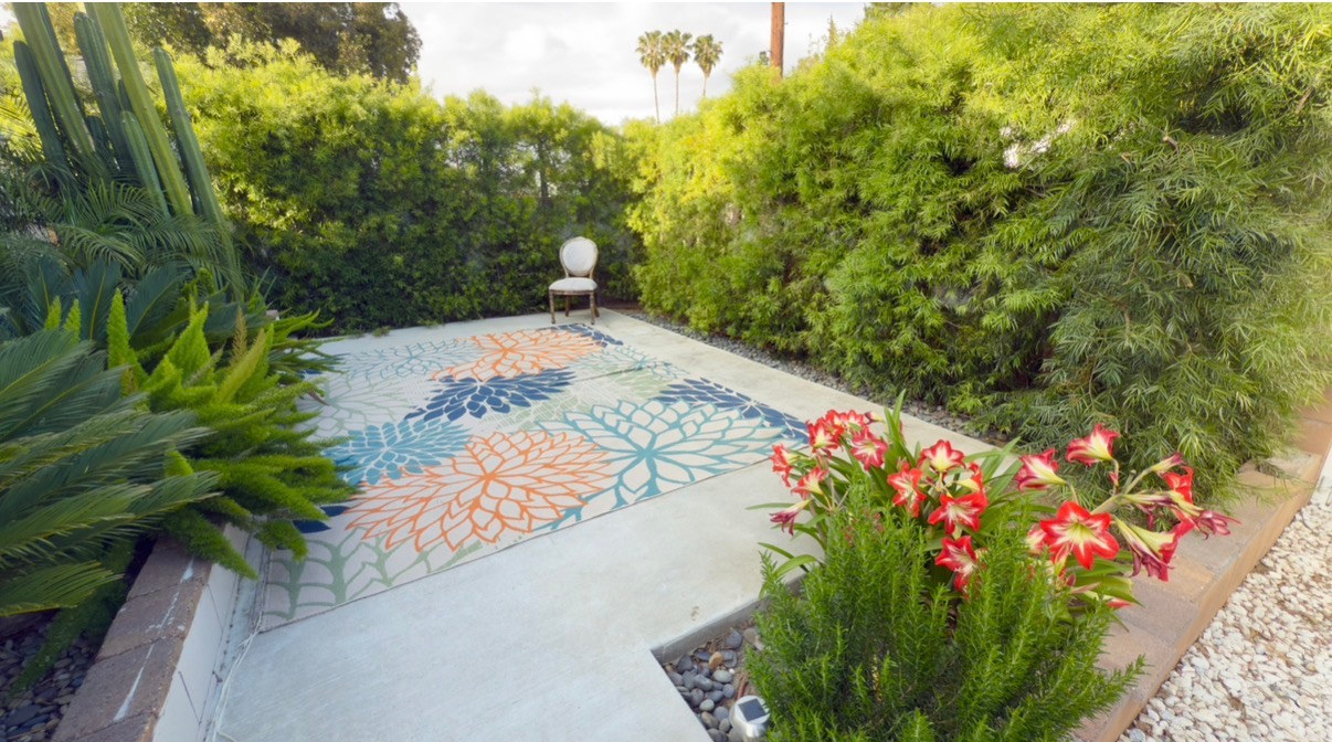 Lush Green Private Patio