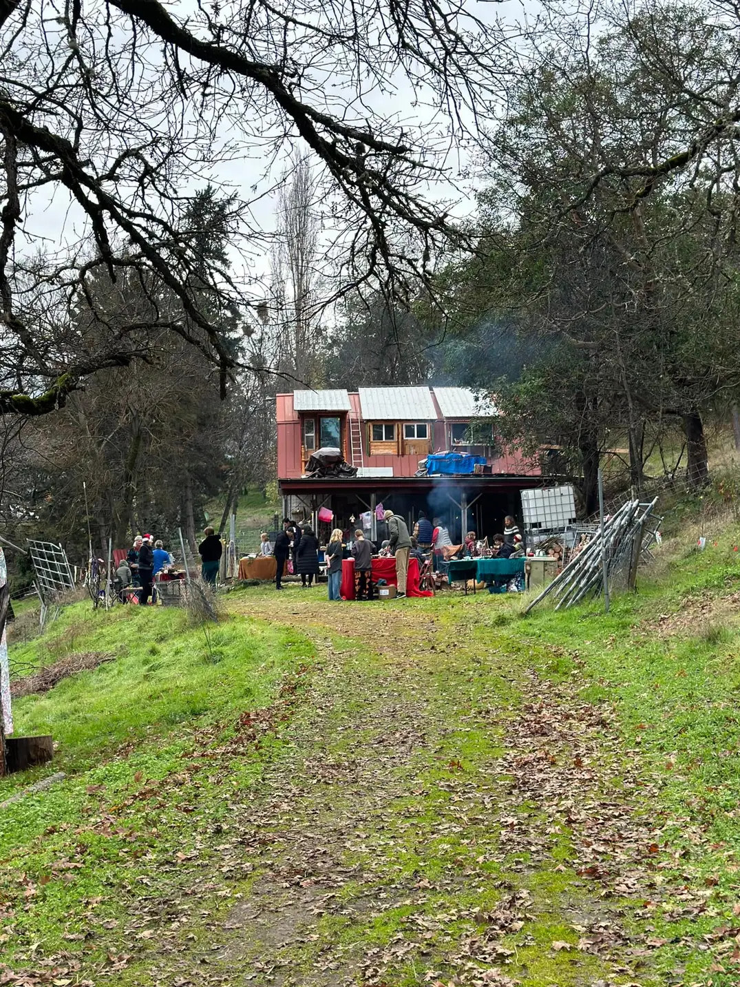 One of the community events of the farm.