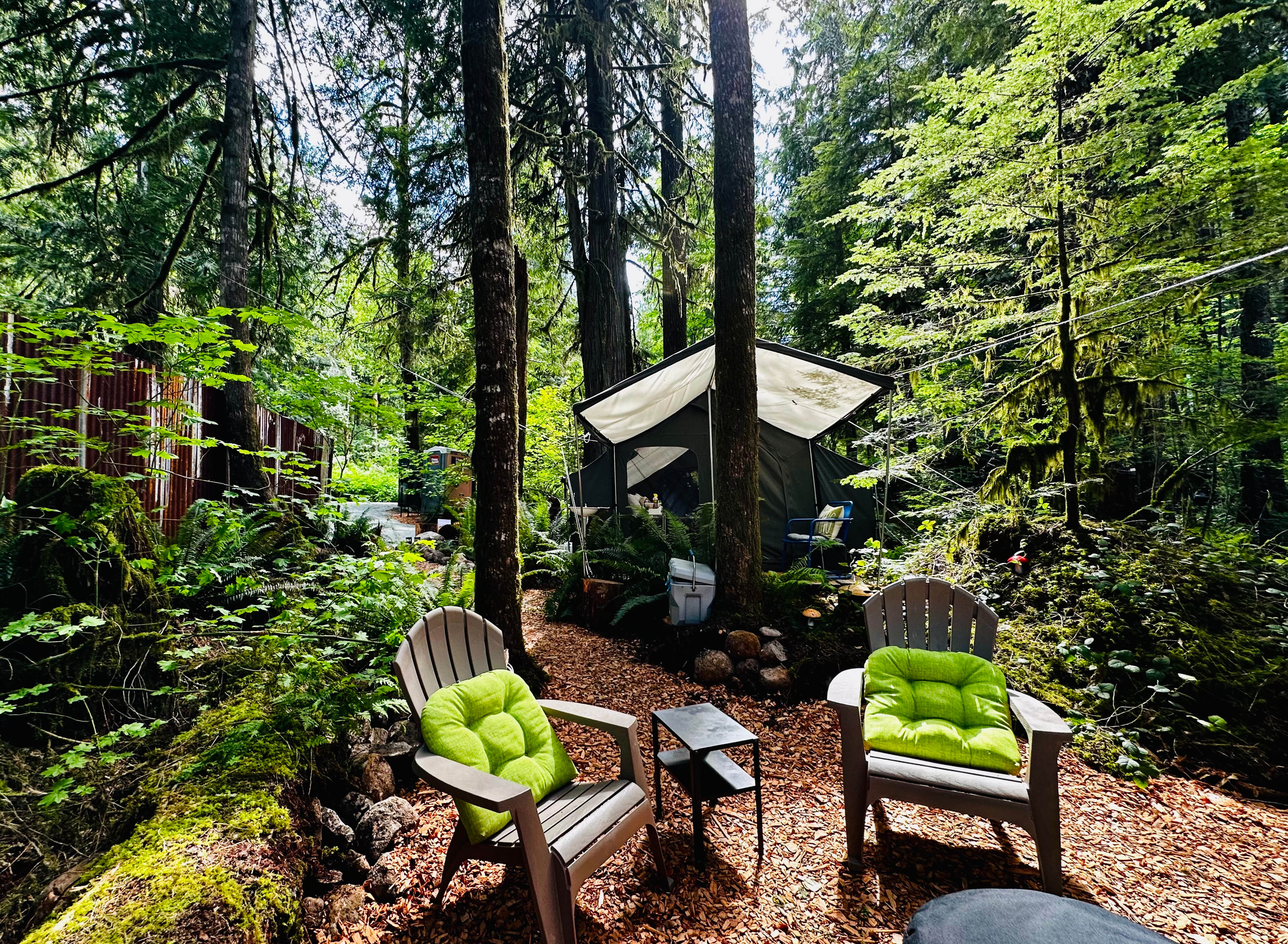 Canvas Cabin near the Cascade River
