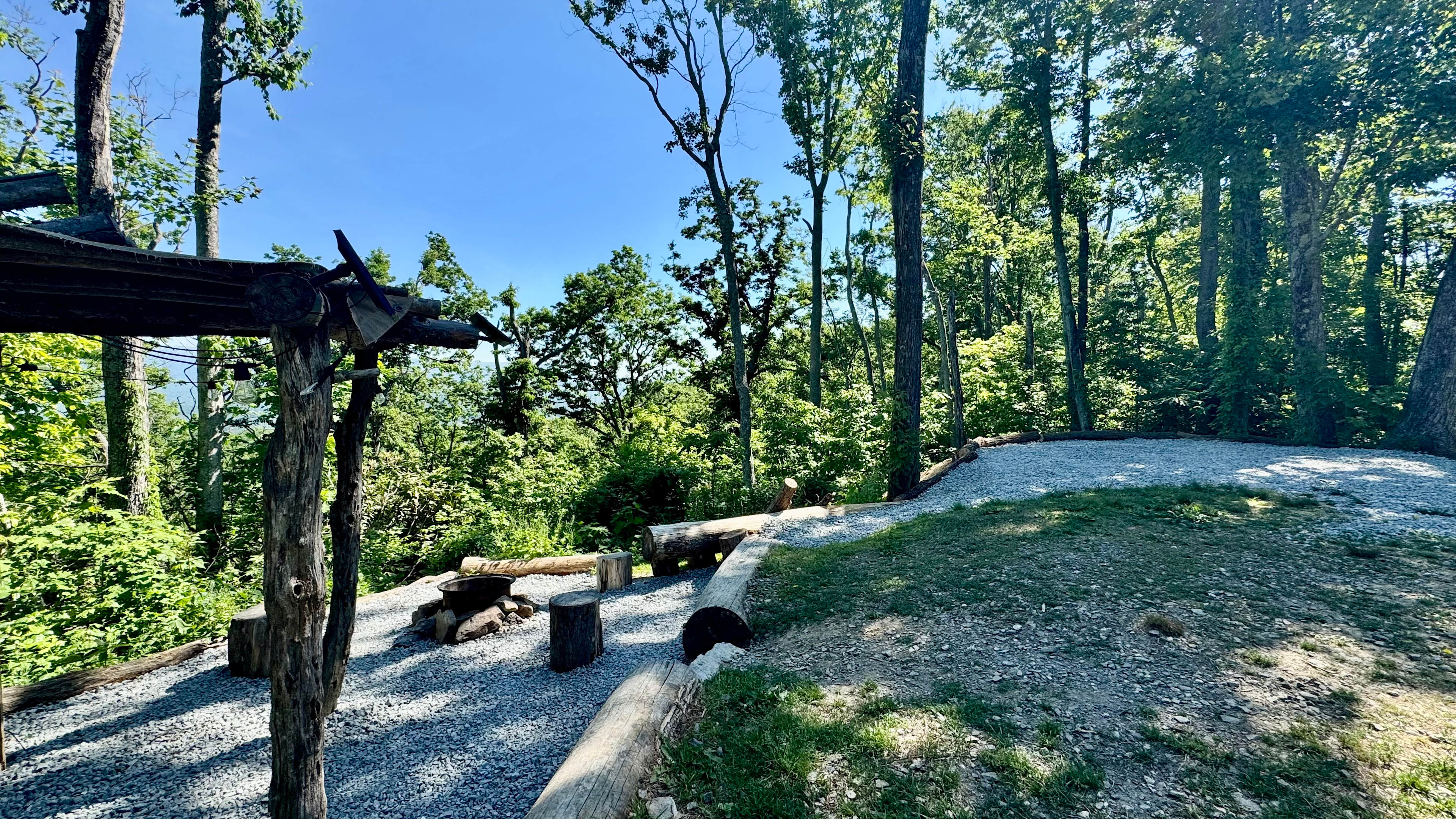 Fresh gravel and new tent area.  May 2026