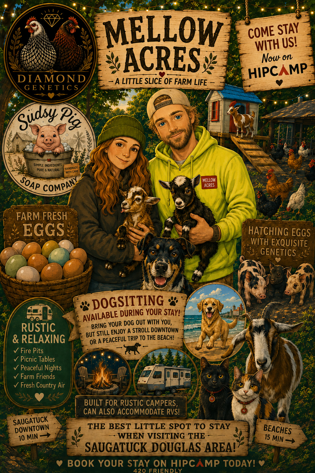 A Waggin' Good Time At Mellow Acres