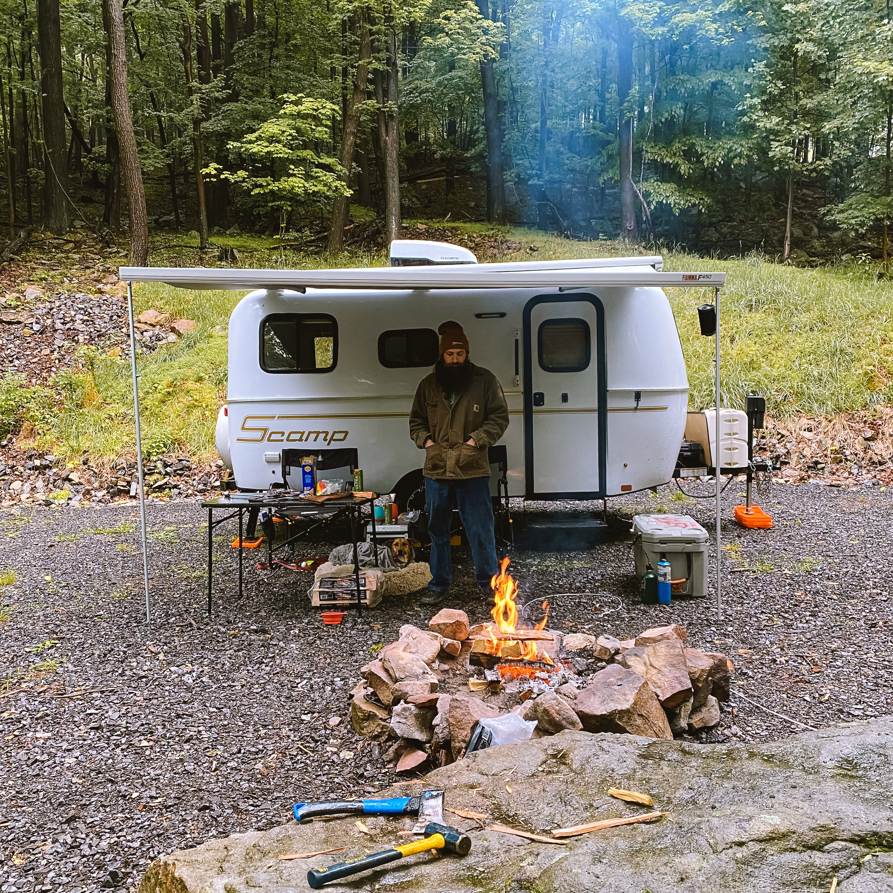 Very well maintained site—tons of rain and NO mud