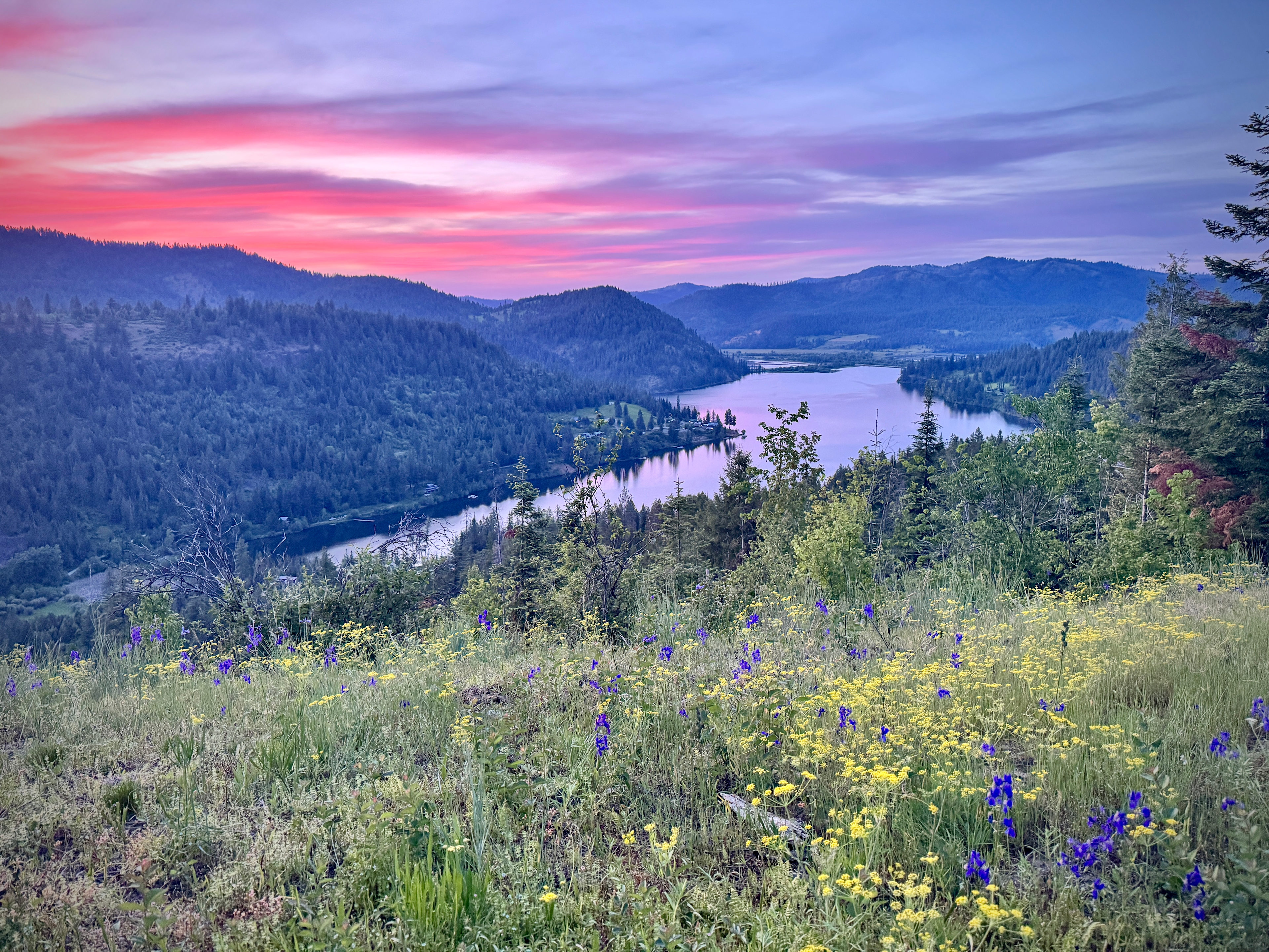 Amazing sunsets from the property.