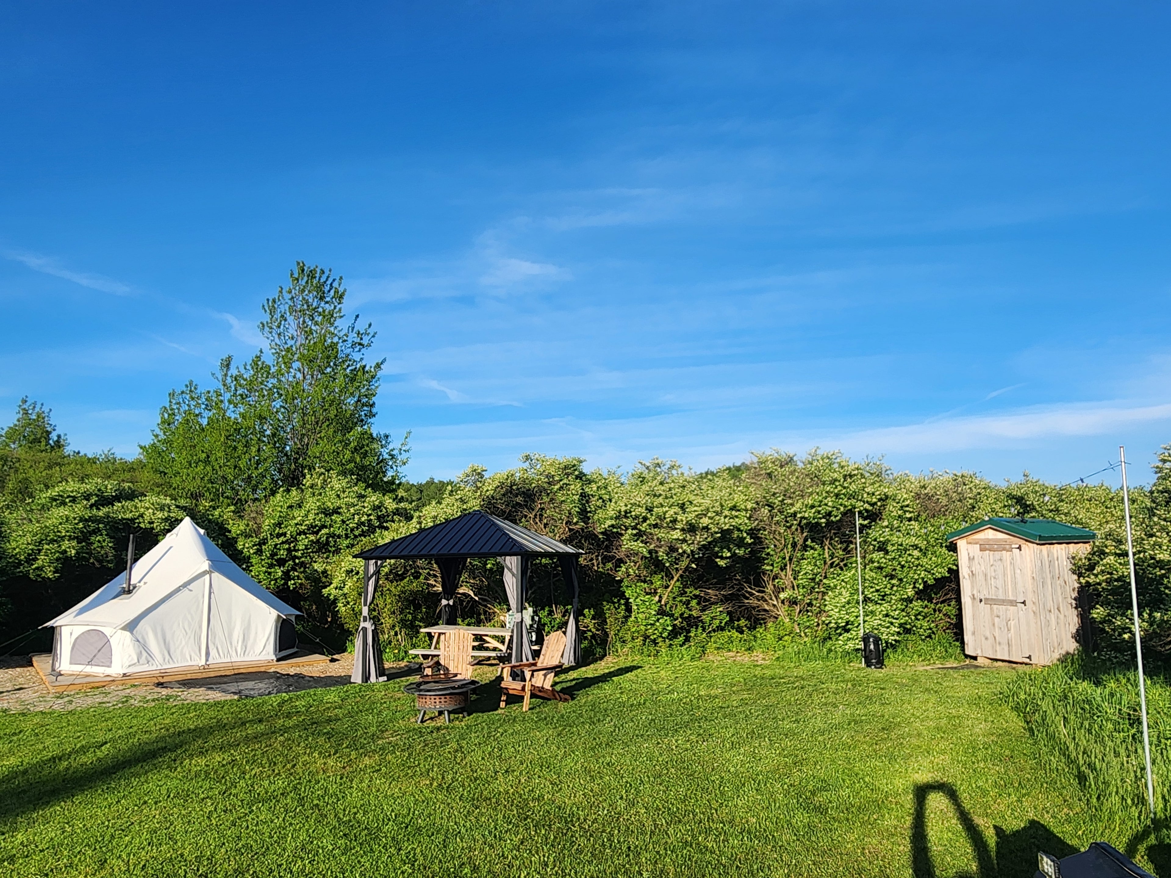 Overgrown Ridge Camp By Letchworth
