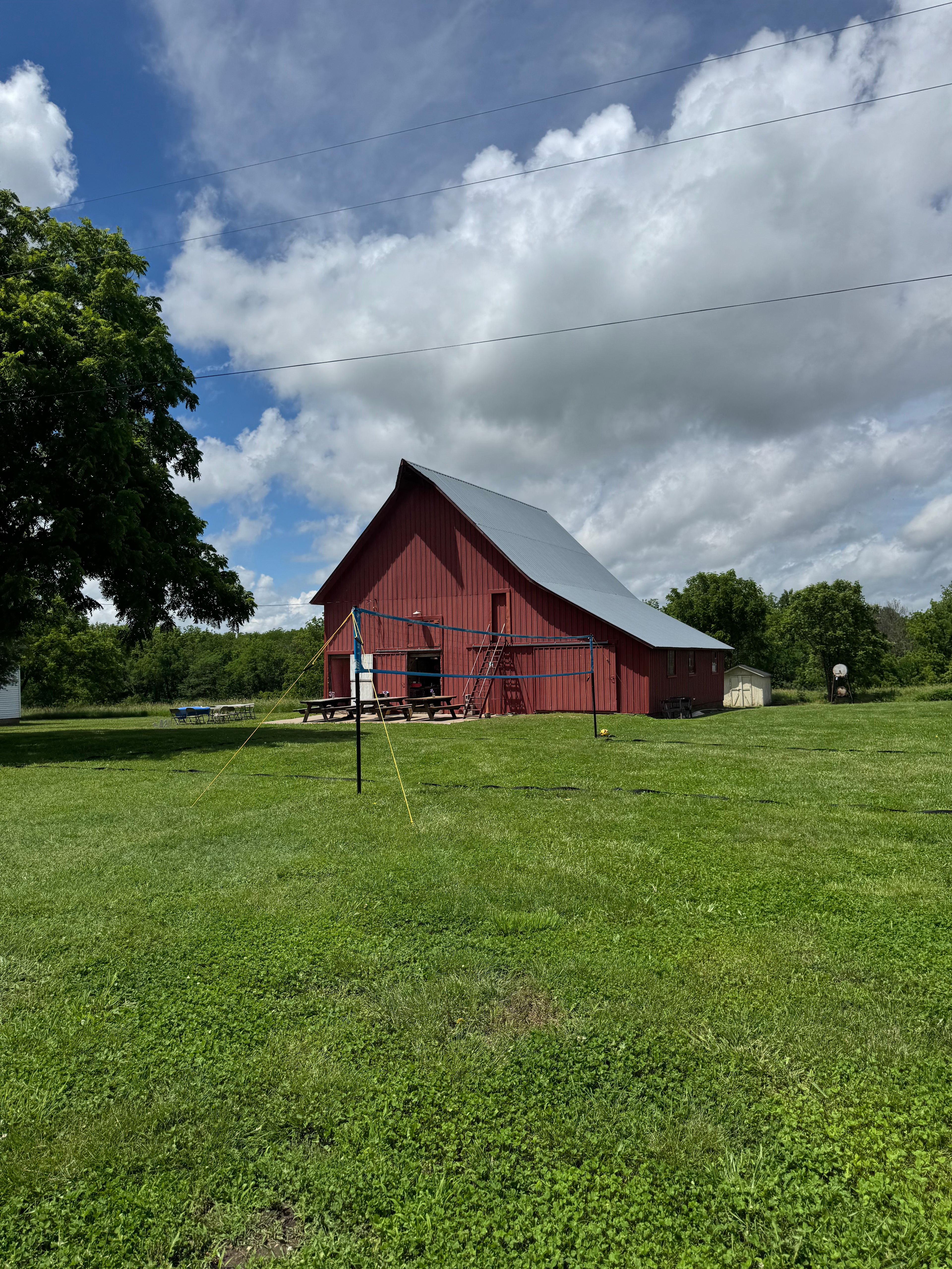 Barn can be rented for a gathering or celebration. 