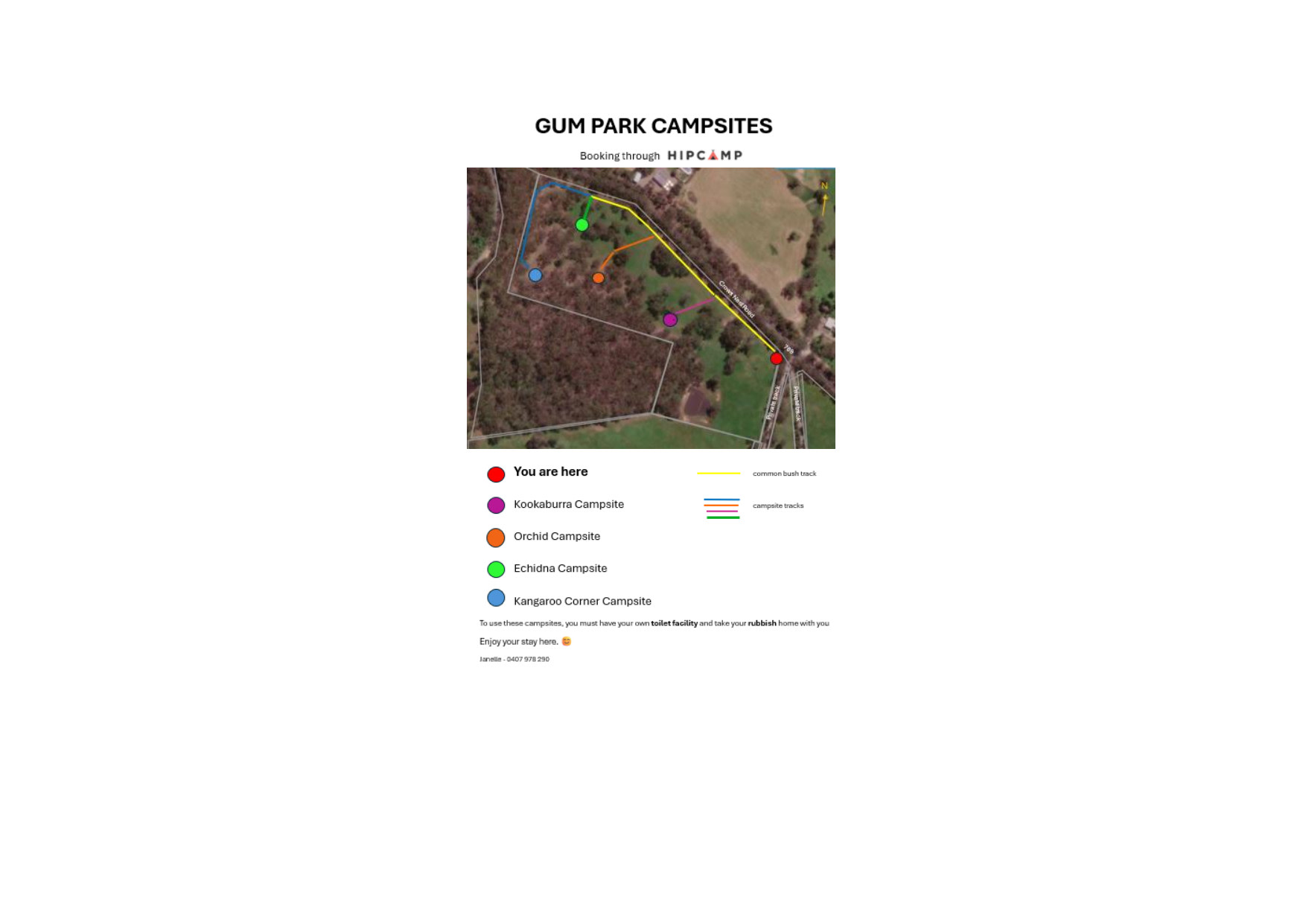 Campsite Map