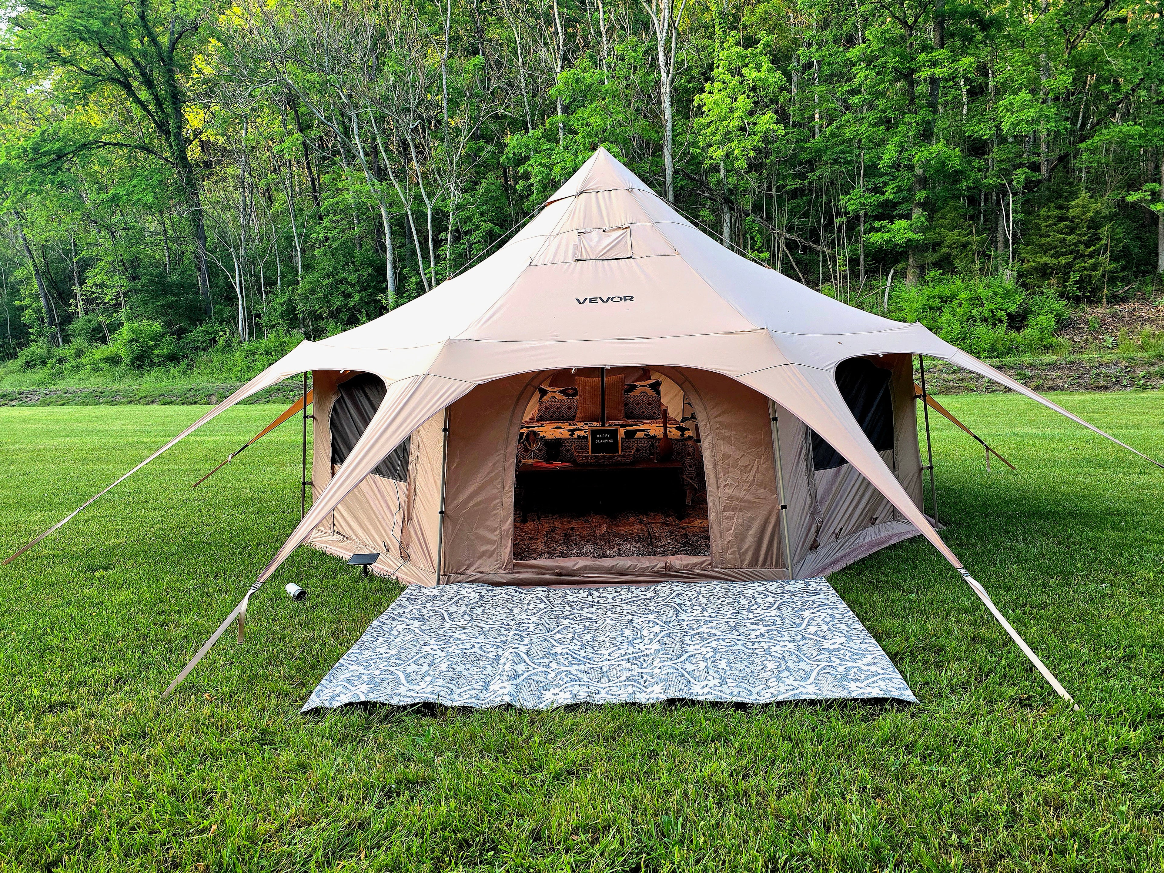 Tumbleweed Glamping Tent | Waterfront | Reed Creek