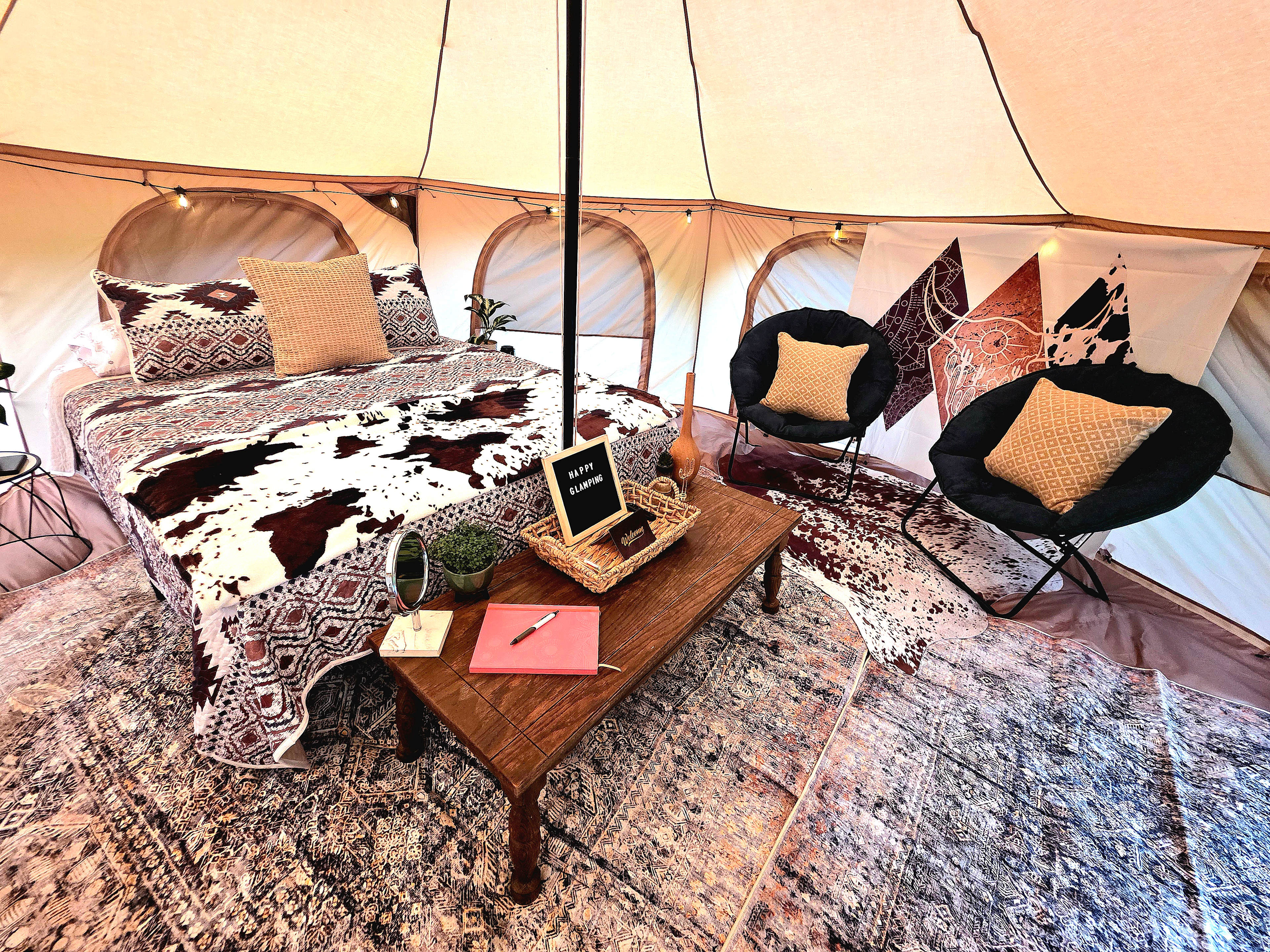 Tumbleweed Glamping Tent | Waterfront | Reed Creek