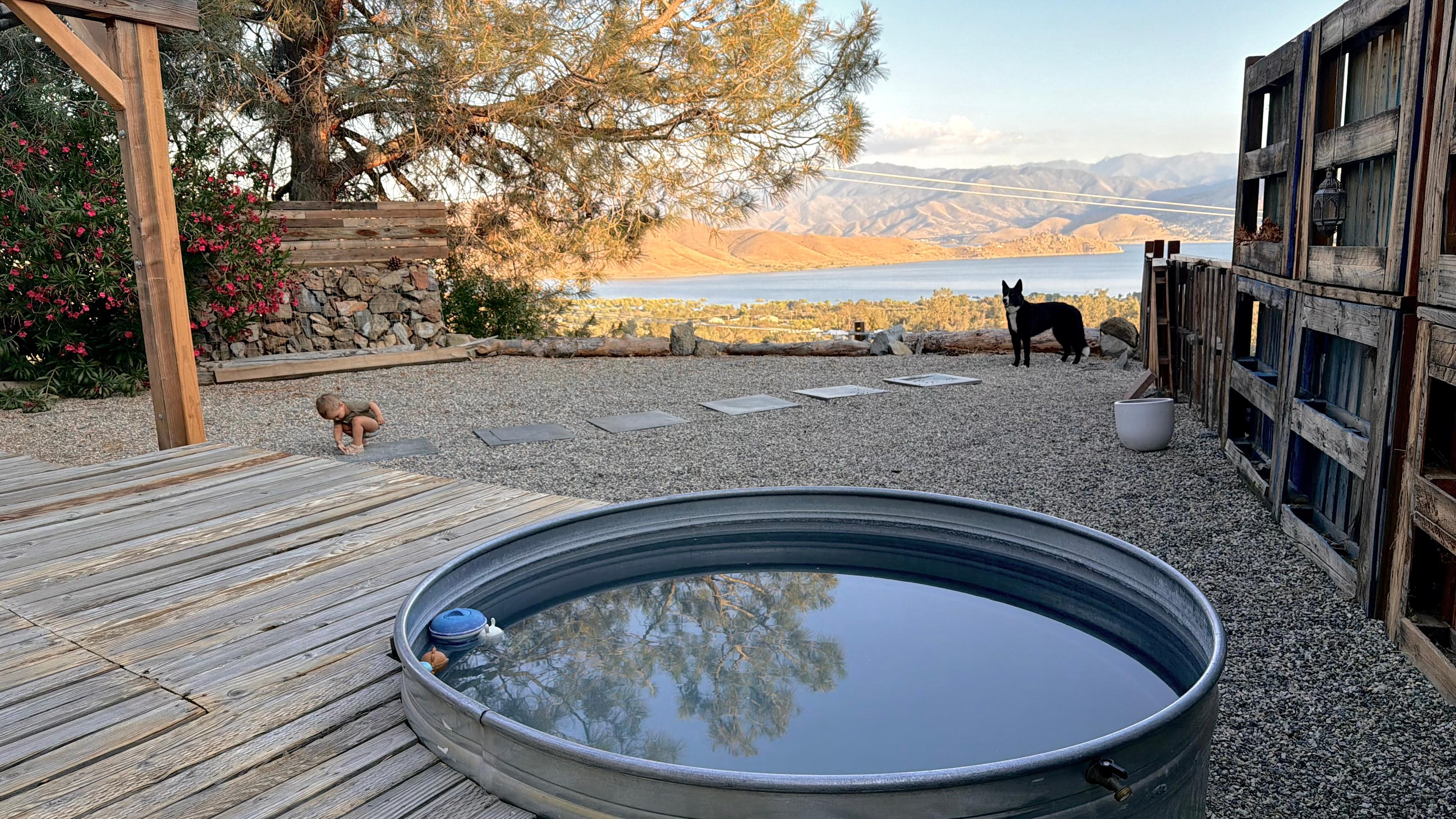 Luke’s glamping spot