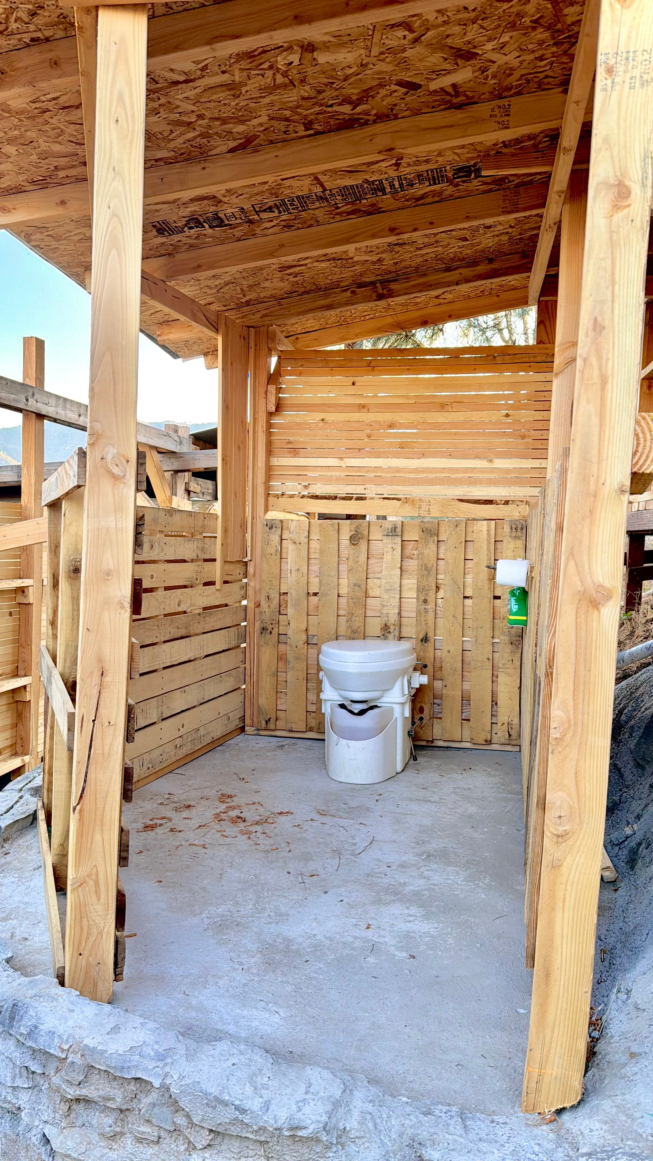 Luke’s glamping spot
