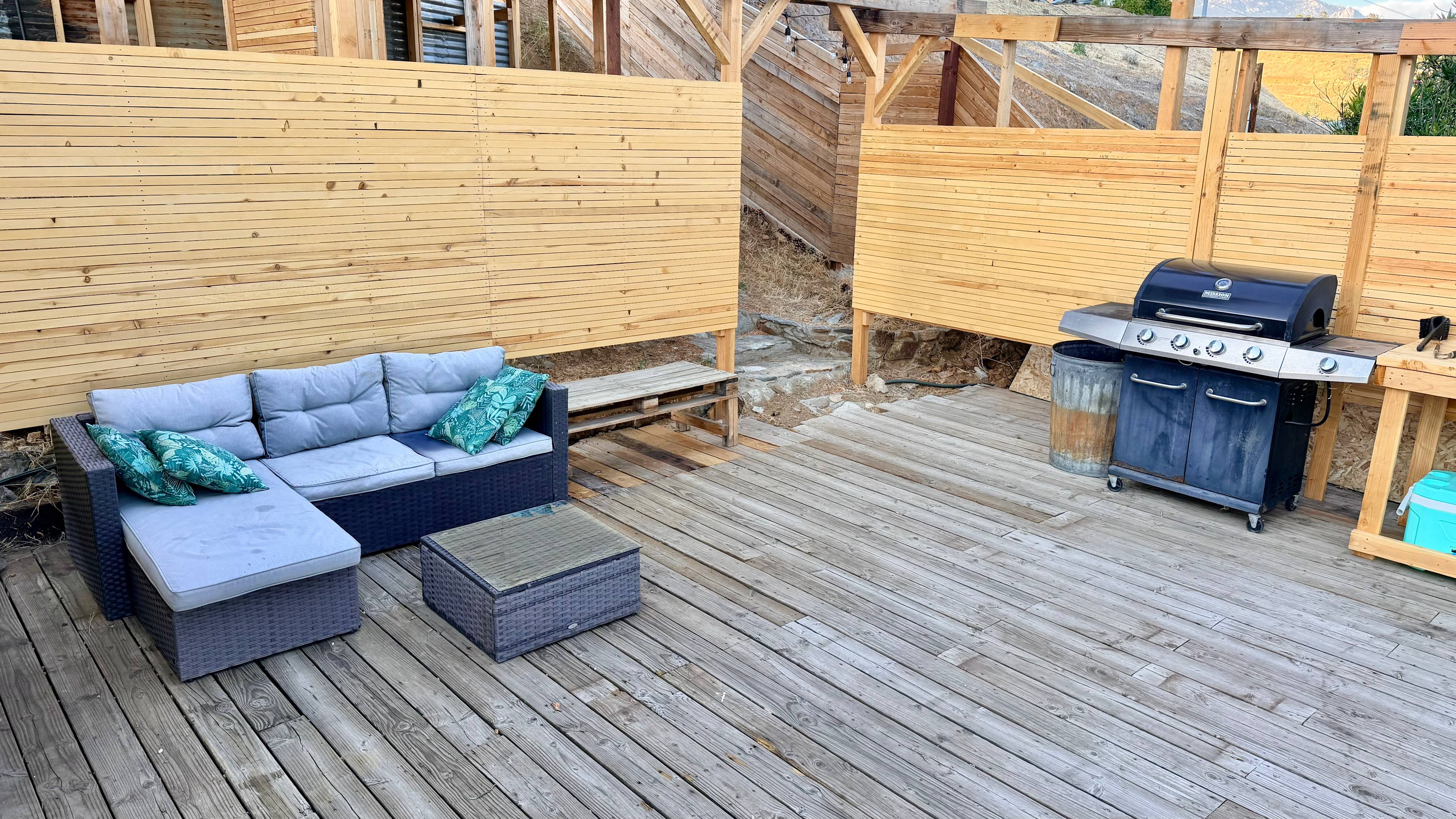 Luke’s glamping spot