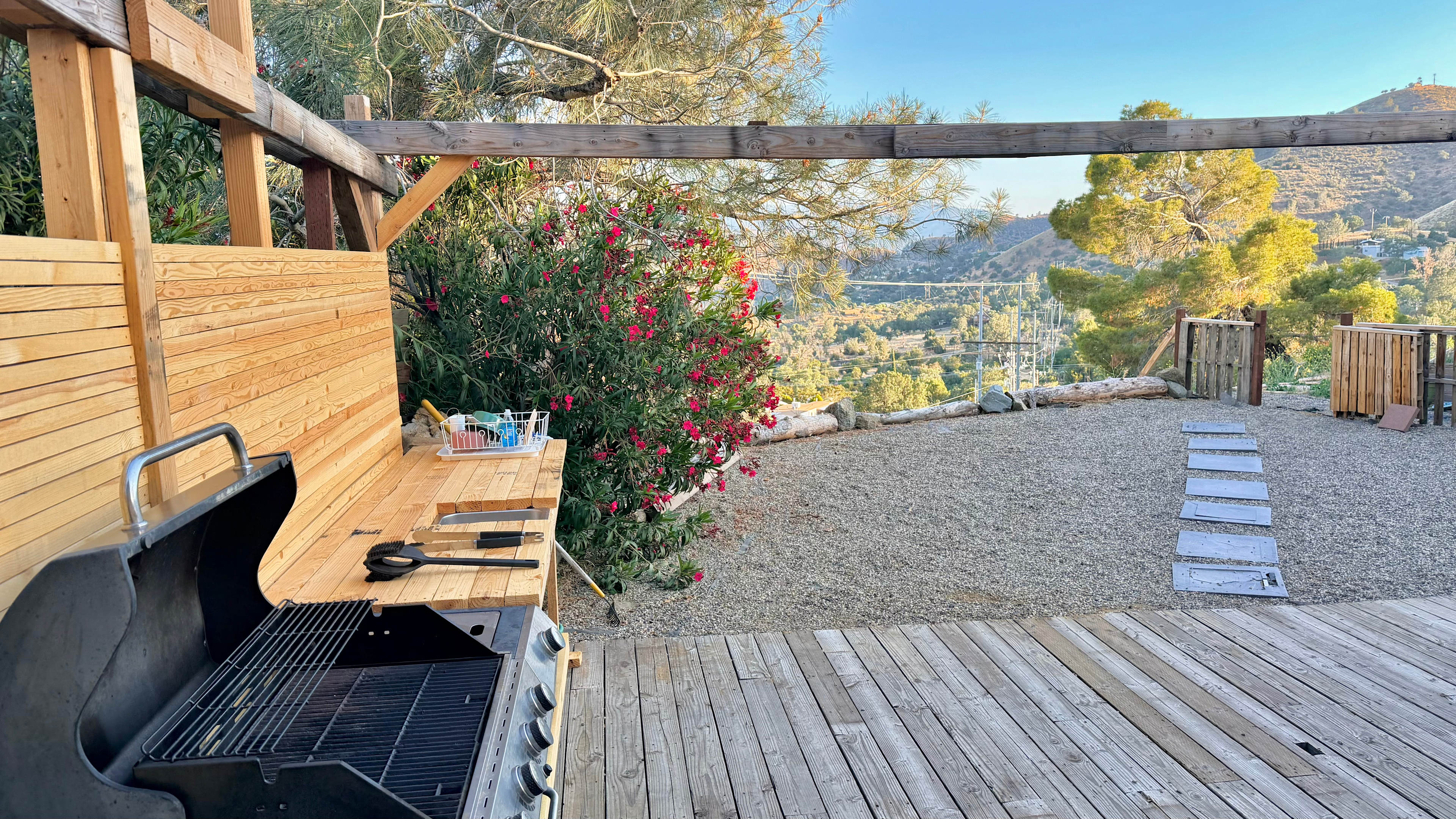 Luke’s glamping spot