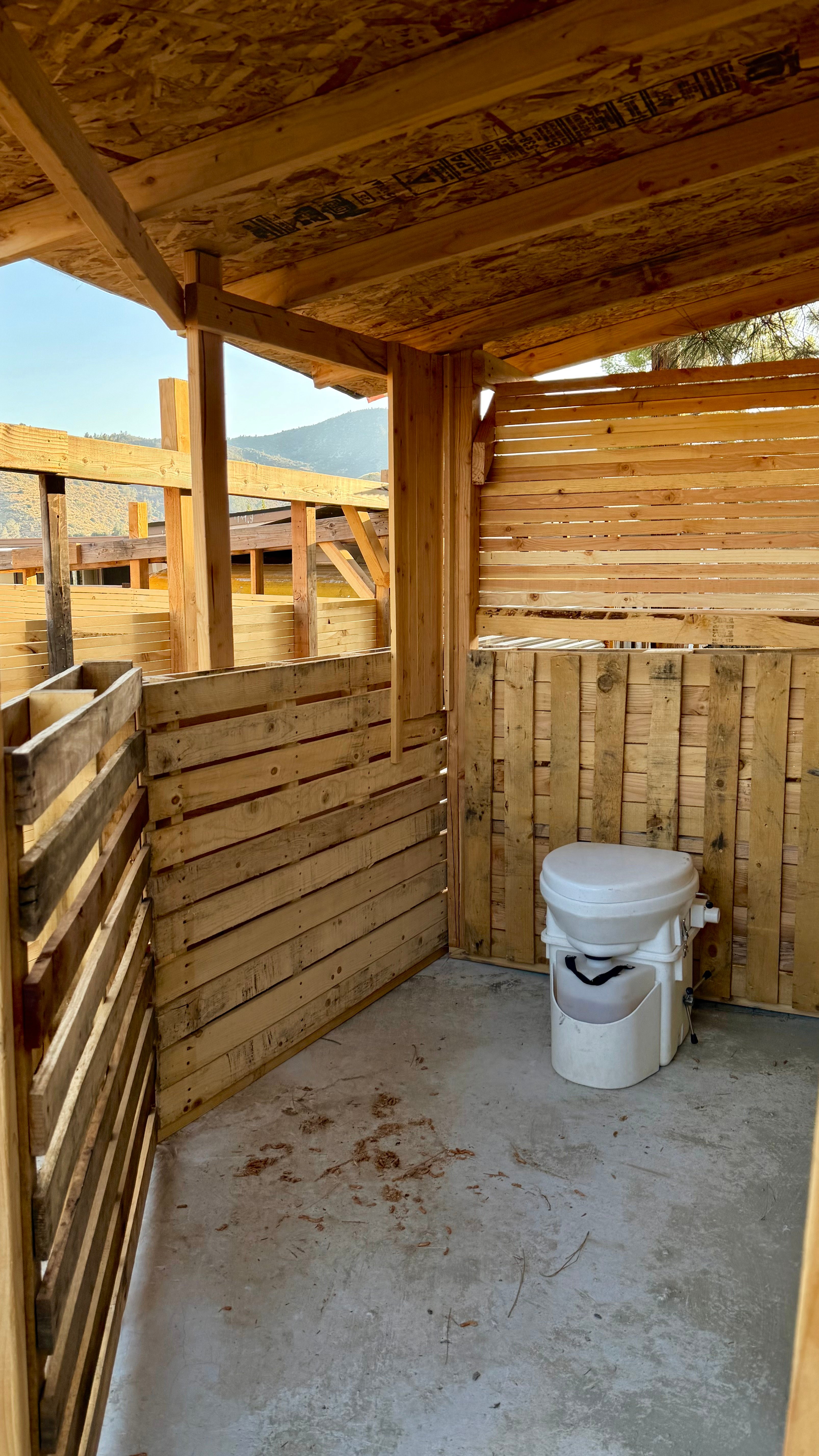 Luke’s glamping spot